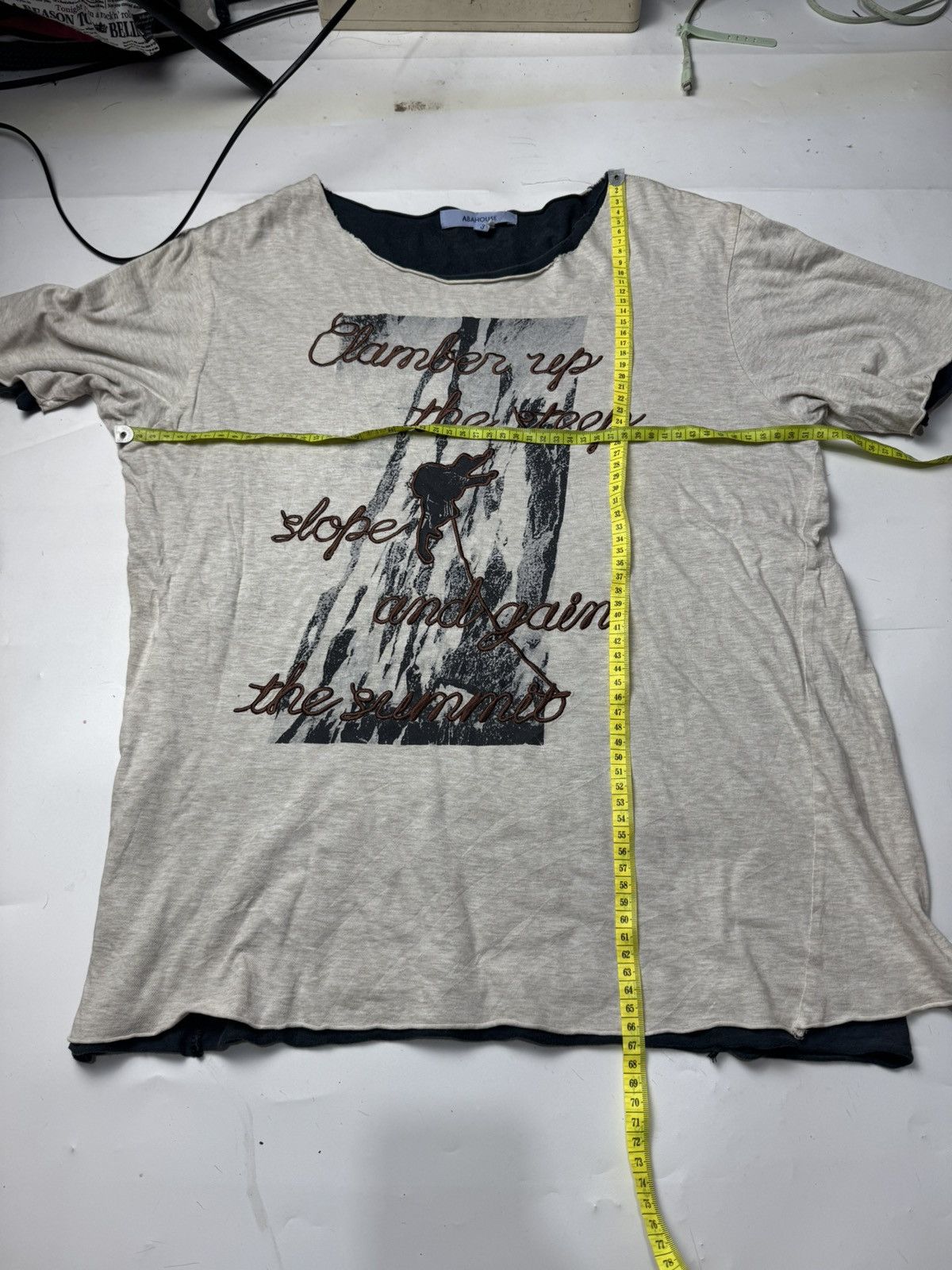 ABAHOUSE Abahouse Double Layers Tees Size US M / EU 48-50 / 2 - 7 Thumbnail