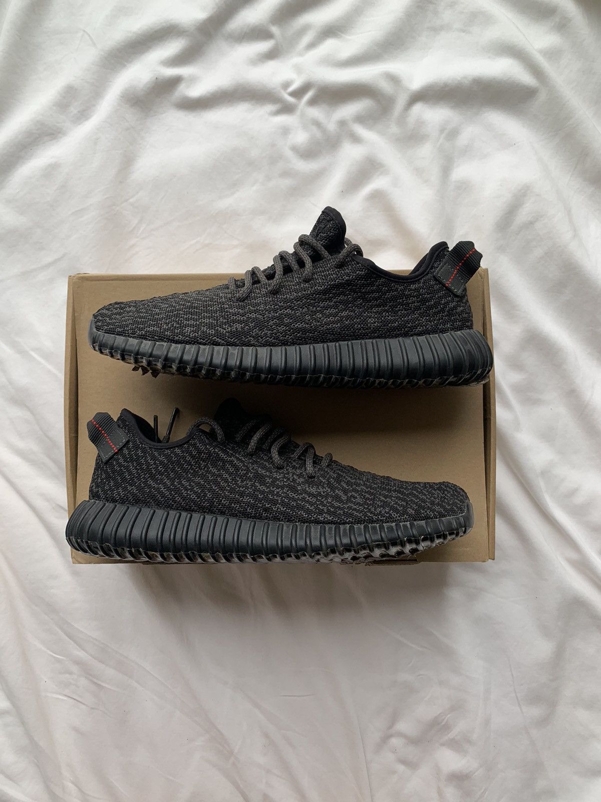 Adidas × Yeezy Adidas Yeezy Boost 350 Pirate Black 2015 - US9 Size US 9 / EU 42 - 2 Thumbnail