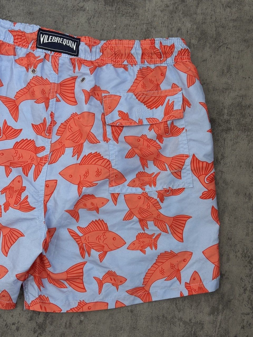 Vilebrequin Vilebrequin Fish AOP Blue Orange Shorts Swim Size US 39 - 6 Thumbnail