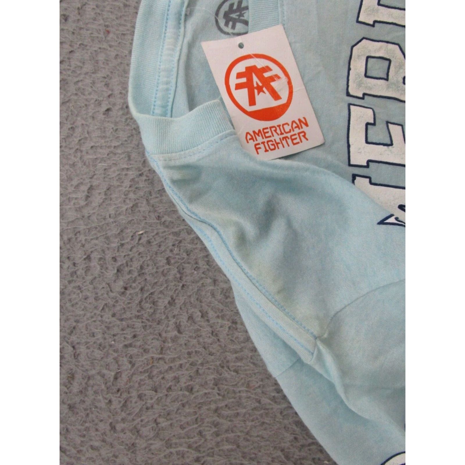 Vintage American Fighter T-Shirt North Carolina Men’s Size S Blue Double-Sided Shirt Mens Size US S / EU 44-46 / 1 - 5 Thumbnail