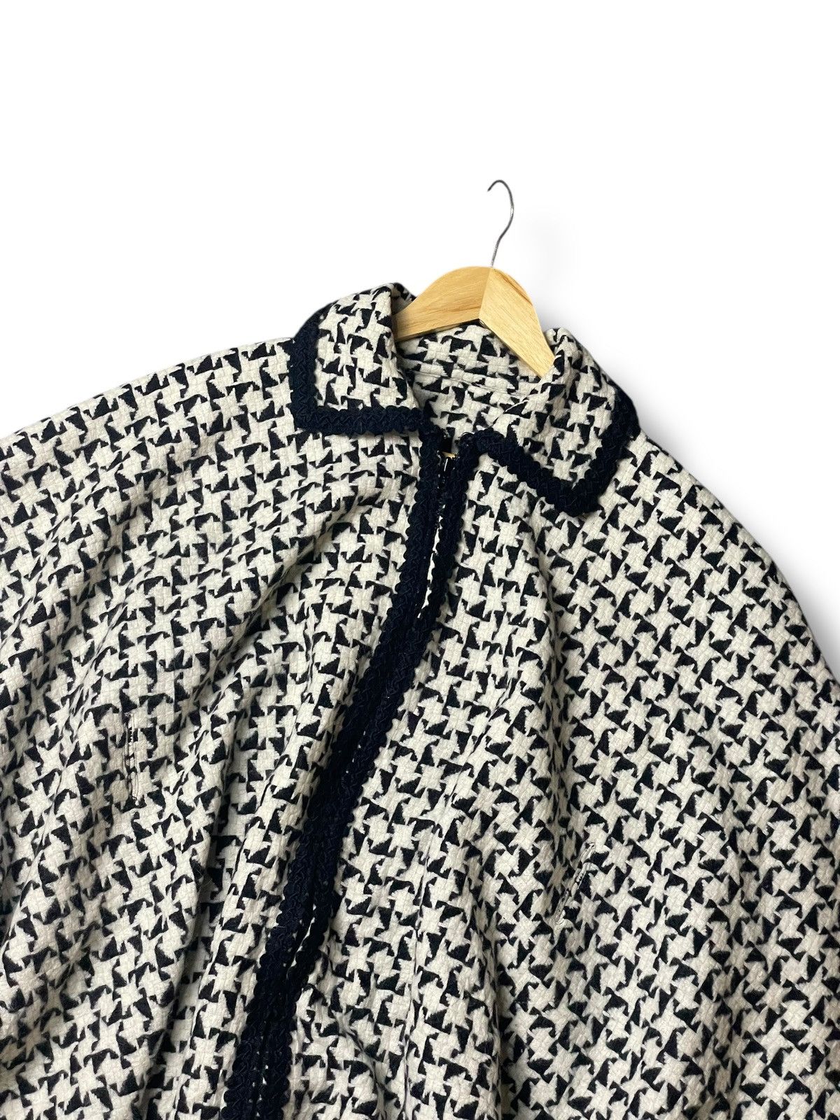 Japanese Brand × Vintage CYNSIA Japanese Brand Houndstooth Capes (111) Size US XXL / EU 58 / 5 - 3 Thumbnail