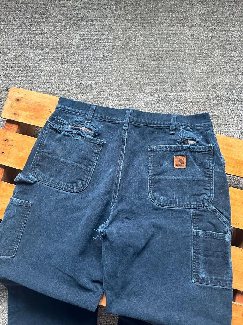 Carhartt CARHARTT CARPENTER RIPPED JEANS Size US 34 / EU 50 - 3 Thumbnail