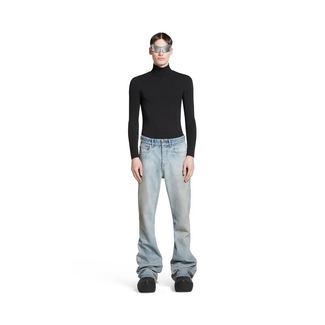 Balenciaga o1bcso1str1025 Dup / Bootcut Pants in Blue Size US 32 / EU 48 - 2 Thumbnail