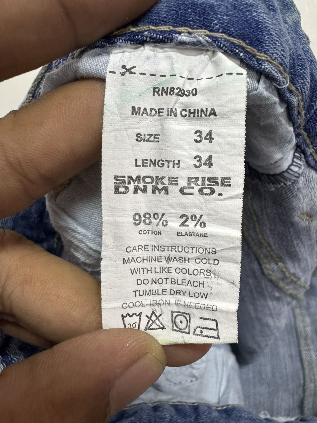 Vintage Smoke rise denim Size US 35 - 9 Thumbnail