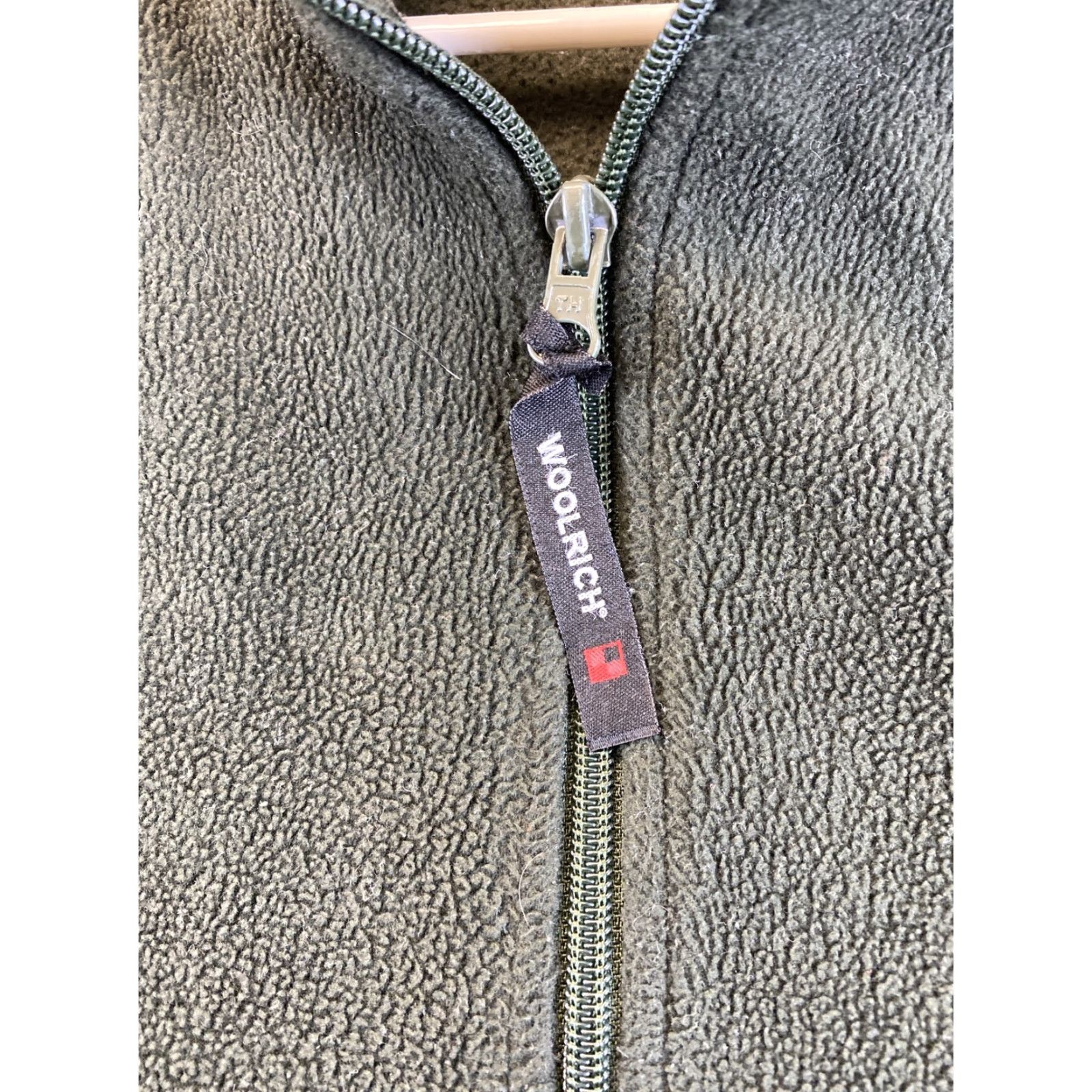 Vintage Woolrich Men's Large Fleece Vest Jacket Full Zip Pockets Green / 69-63 Size US L / EU 52-54 / 3 - 7 Thumbnail