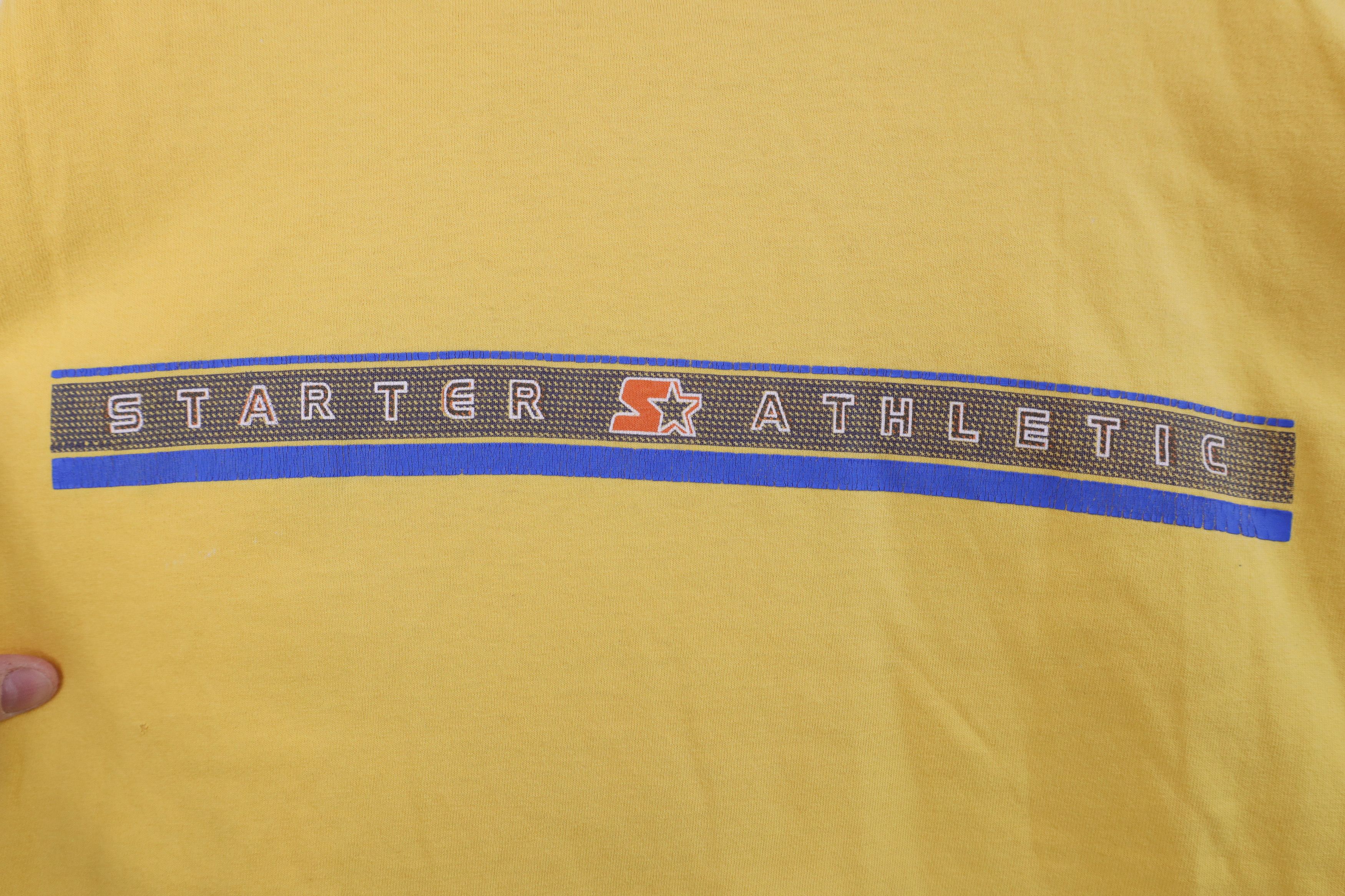 Starter Vintage 90s Starter Spell Out Long Sleeve T-Shirt Yellow Size US XS / EU 42 / 0 - 4 Thumbnail