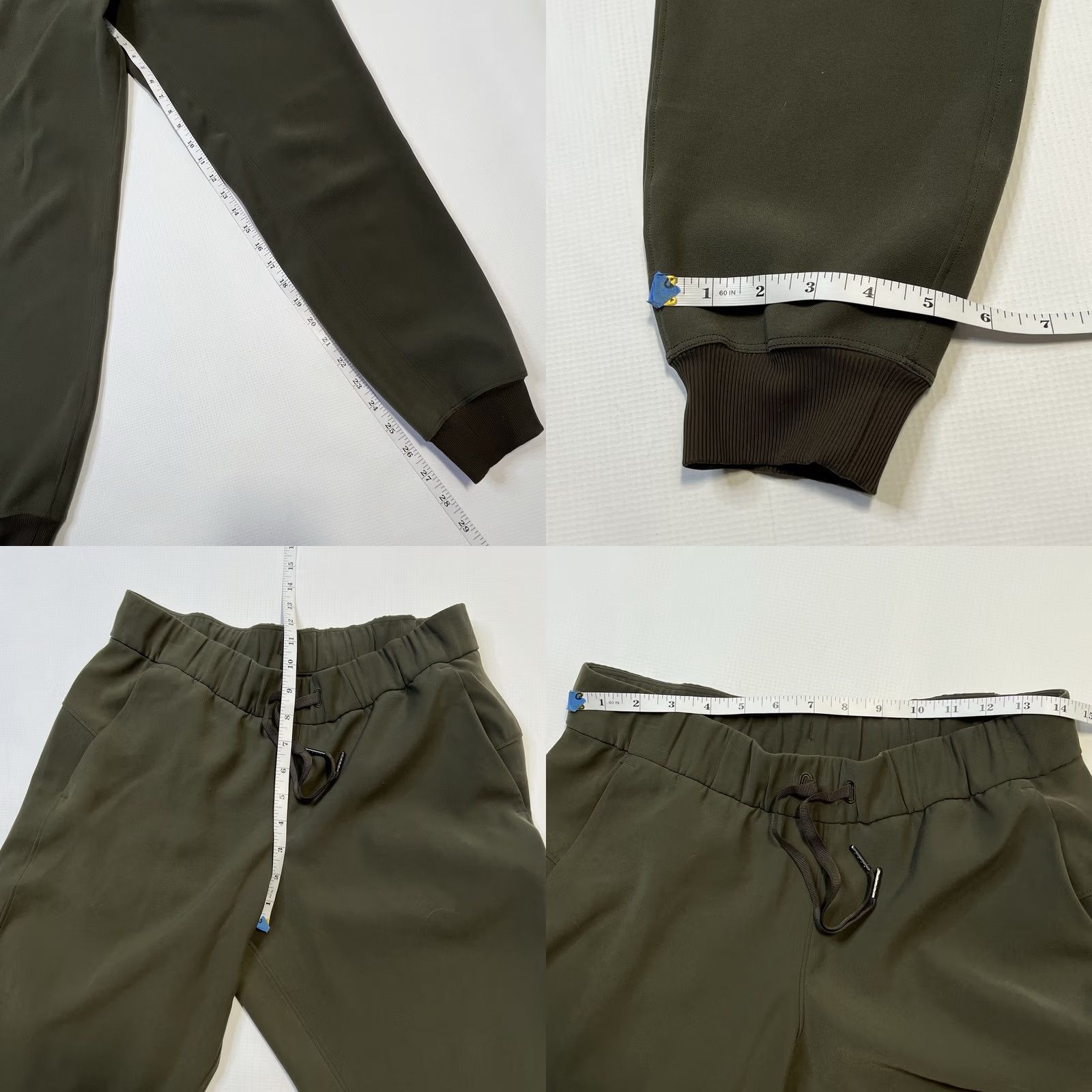 Lululemon Lululemon On the Fly Jogger Pants Women's Size 6 Dark Olive Green 28in Inseam Regular Waist Drawstring Pockets Travel Woven™ Studio Activewear Men’s? Size 28" / US 6 / IT 42 - 8 Thumbnail