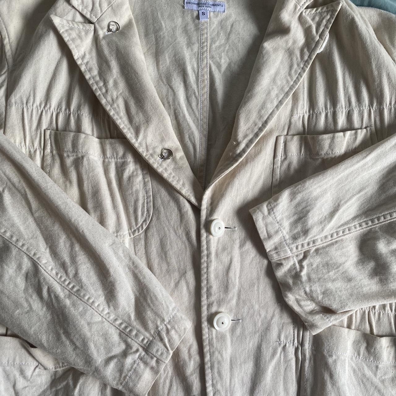 Engineered Garments Engineered Garments Off-White Single-Breasted Blazer Size US S / EU 44-46 / 1 - 3 Thumbnail