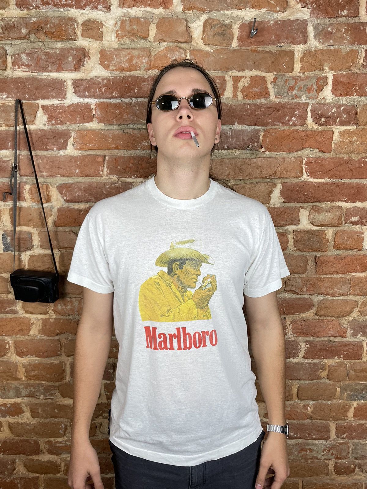 Marlboro Vintage Marlboro t-shirt Size US L / EU 52-54 / 3 - 1 Thumbnail