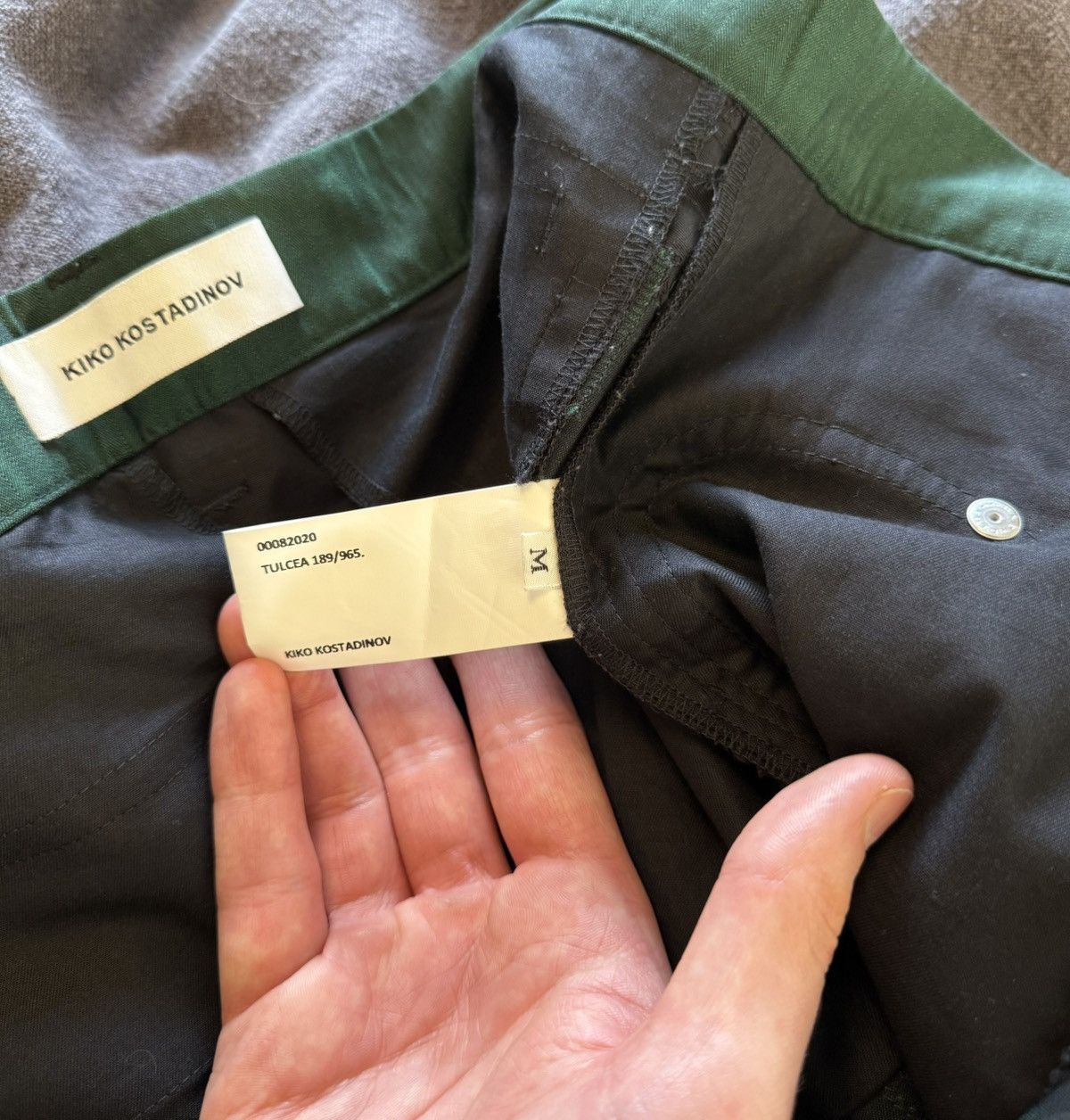 Kiko Kostadinov Kiko Kostadinov Riding Claw Trousers Forest Green 00082020 Size US 32 / EU 48 - 4 Thumbnail