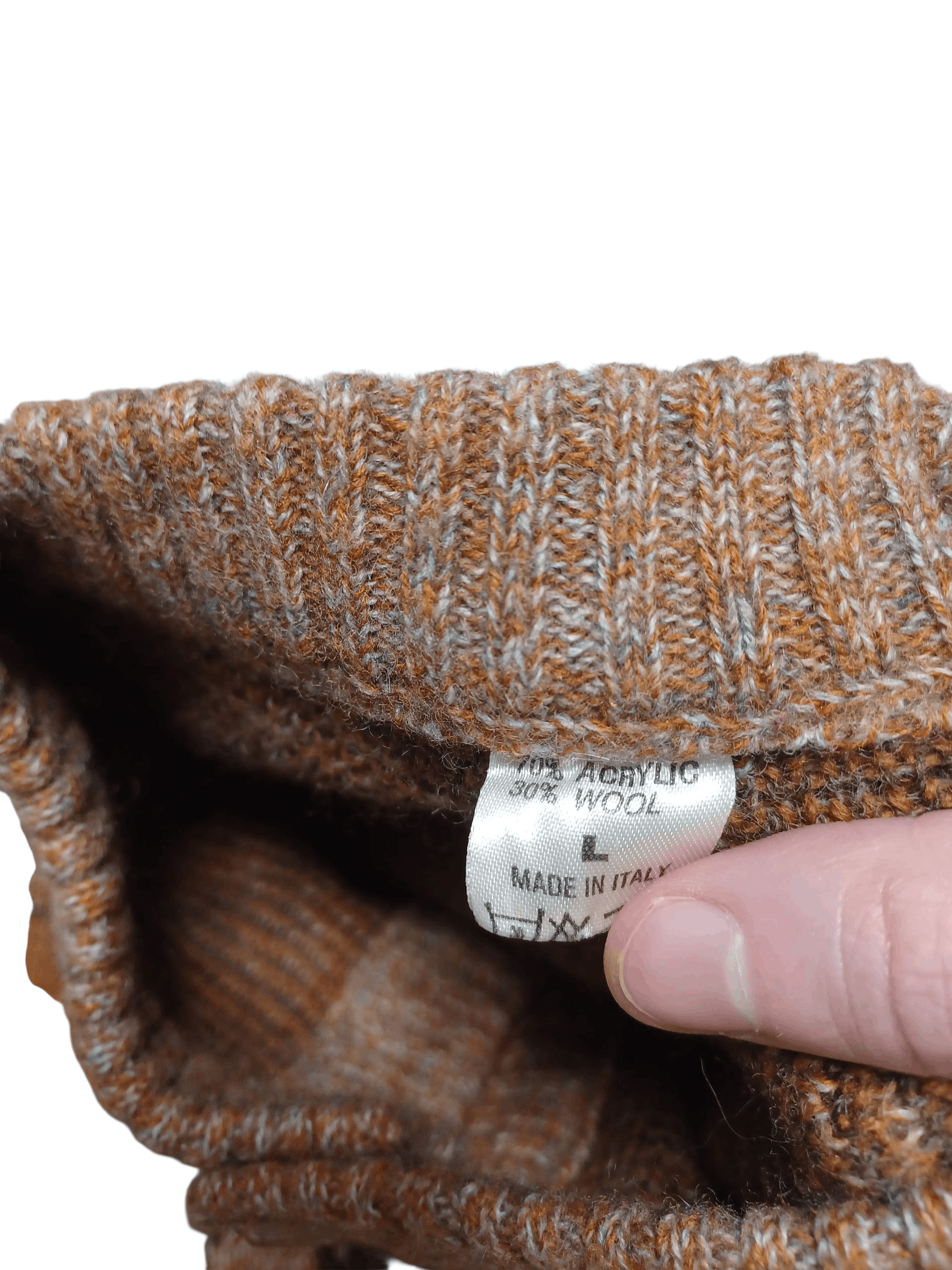 Other VINTAGE MADE IN ITALY 80S 90S OLDMONEY LUXURY WOOL CARDIGAN Size US L / EU 52-54 / 3 - 3 Thumbnail