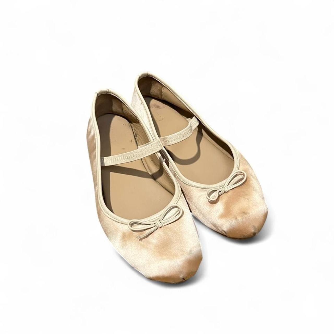 ALOHAS Alohas Odette Satin Mary Jane Ballet Flats 🎀 Size US 8 / IT 38 - 2 Thumbnail