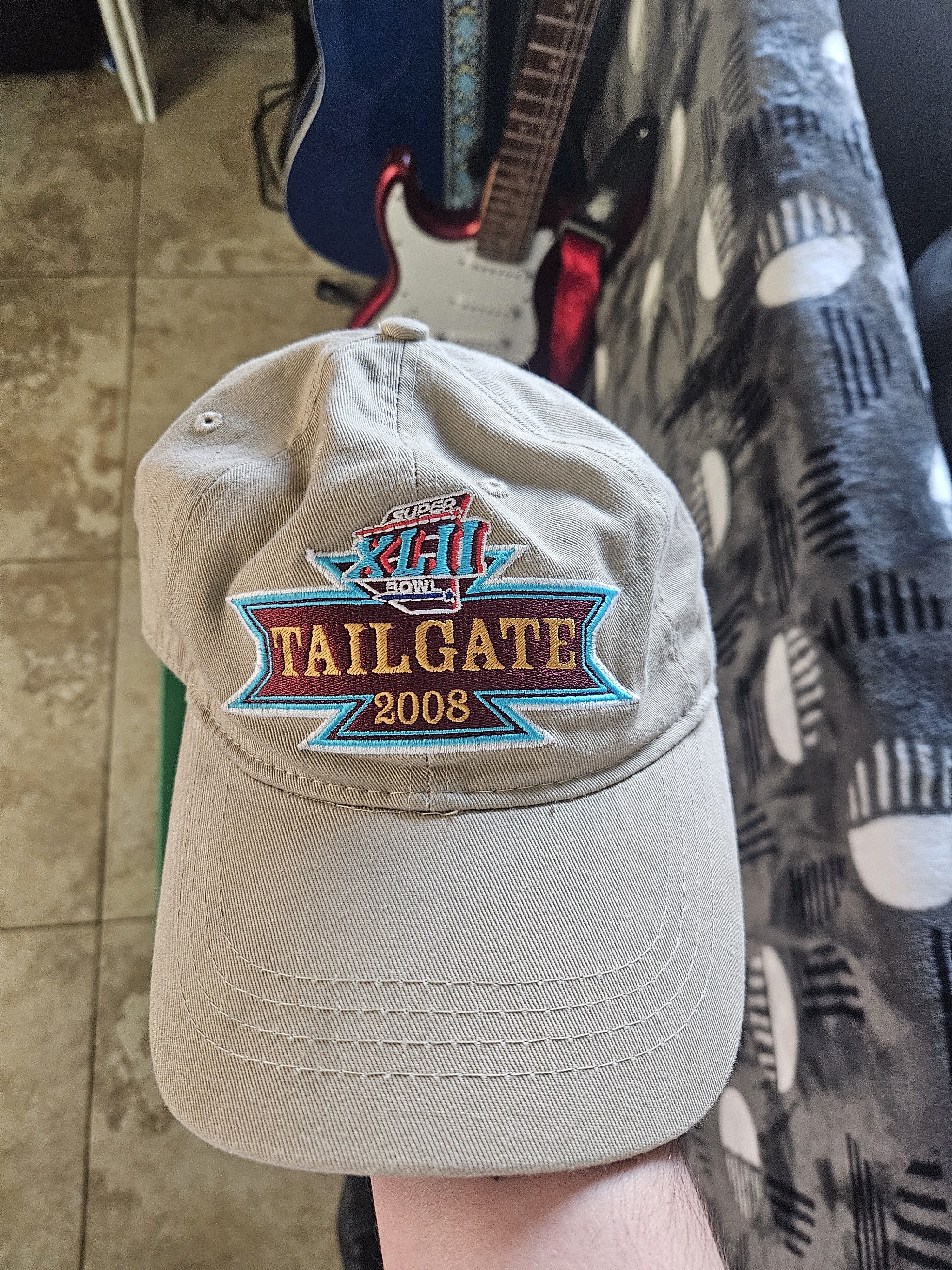 Reebok Super Bowl XLIII Tailgate 2008 Y2K NFL Reebok Hat Size ONE SIZE - 1 Thumbnail