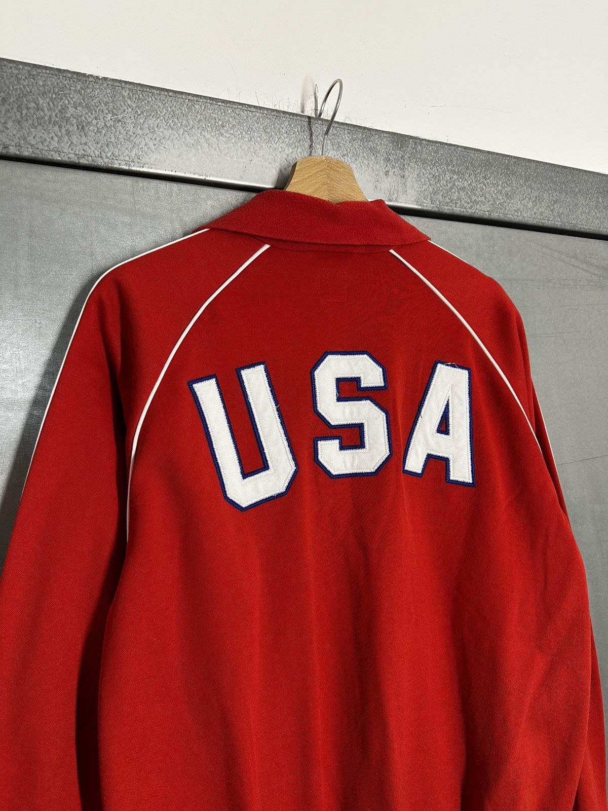 Adidas Vintage Adidas USA Back Logo Soccer Zip Hoodie Size US M / EU 48-50 / 2 - 8 Thumbnail