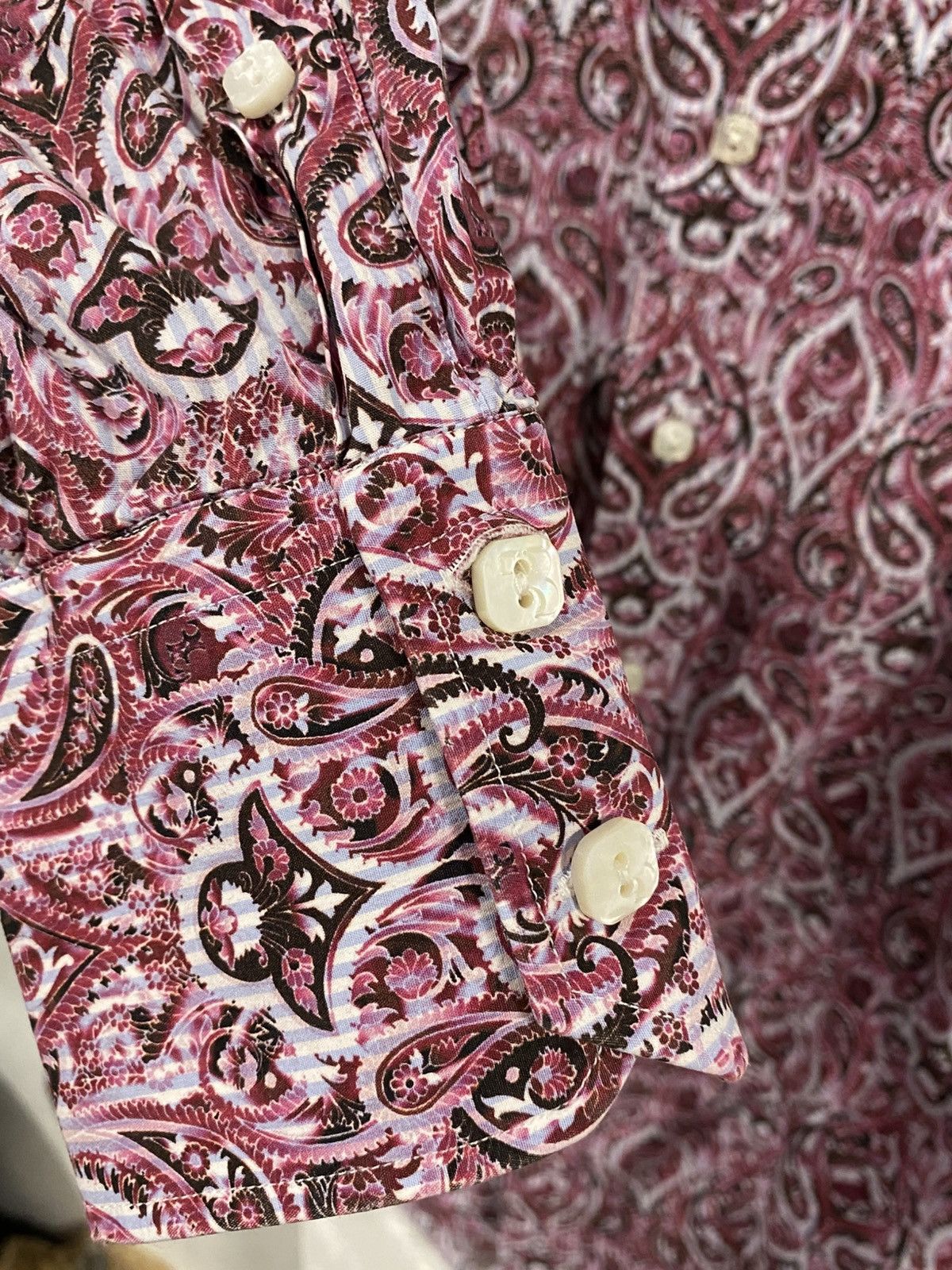 Billionaire Couture Billionaire Italian Couture Paisley Printed Button Up Shirt Size US L / EU 52-54 / 3 - 7 Thumbnail