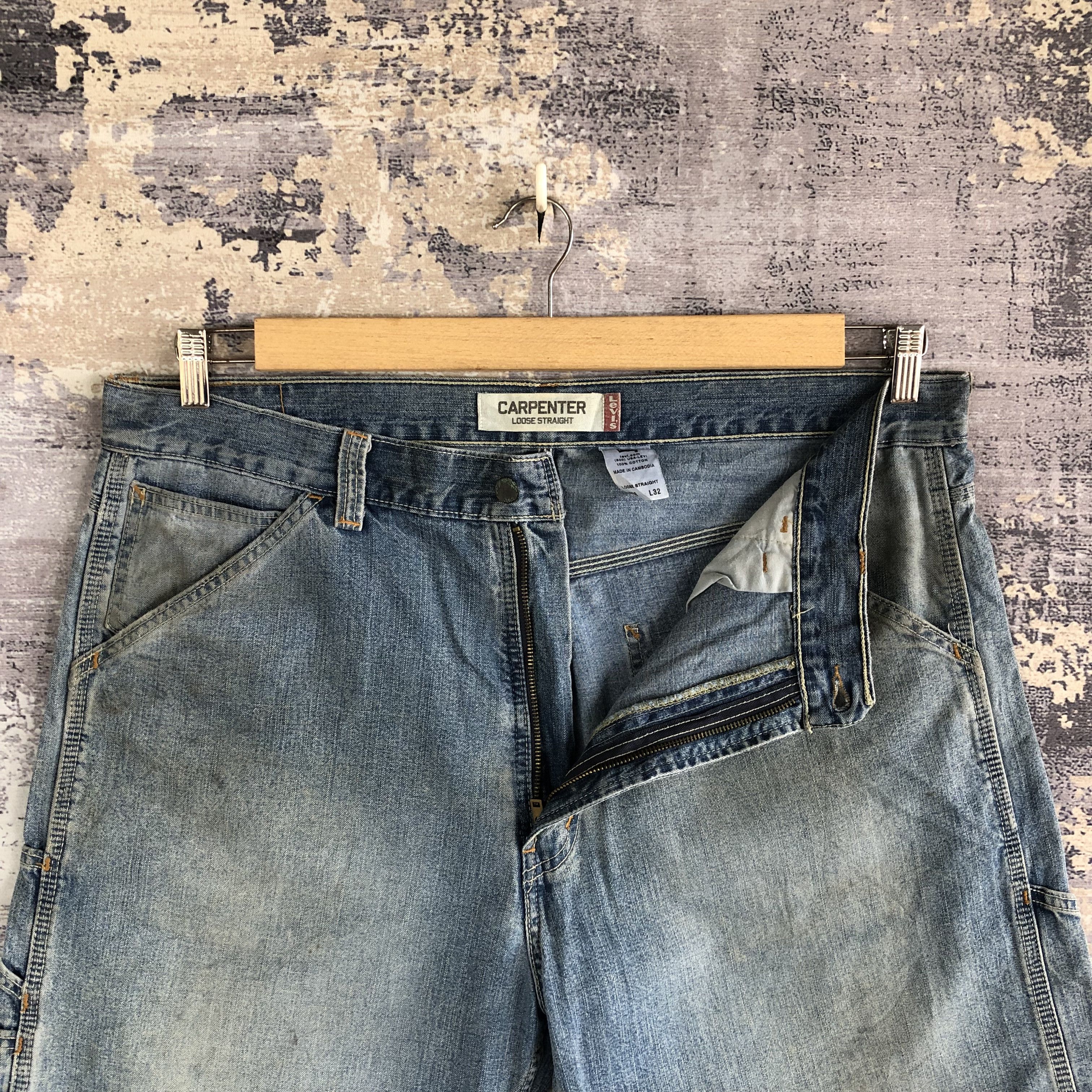 Levi's Vintage Levis Carpenter Mud Jeans Levi's Workwear Denim Size US 40 / EU 56 - 6 Thumbnail