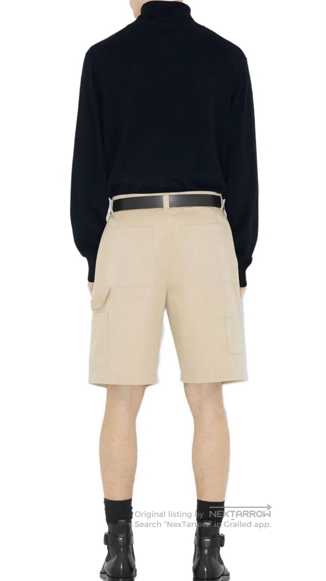 Burberry Burberry SS23 Solid Equestrian Knight Embroidered Shorts Me Size US 35 - 8 Thumbnail