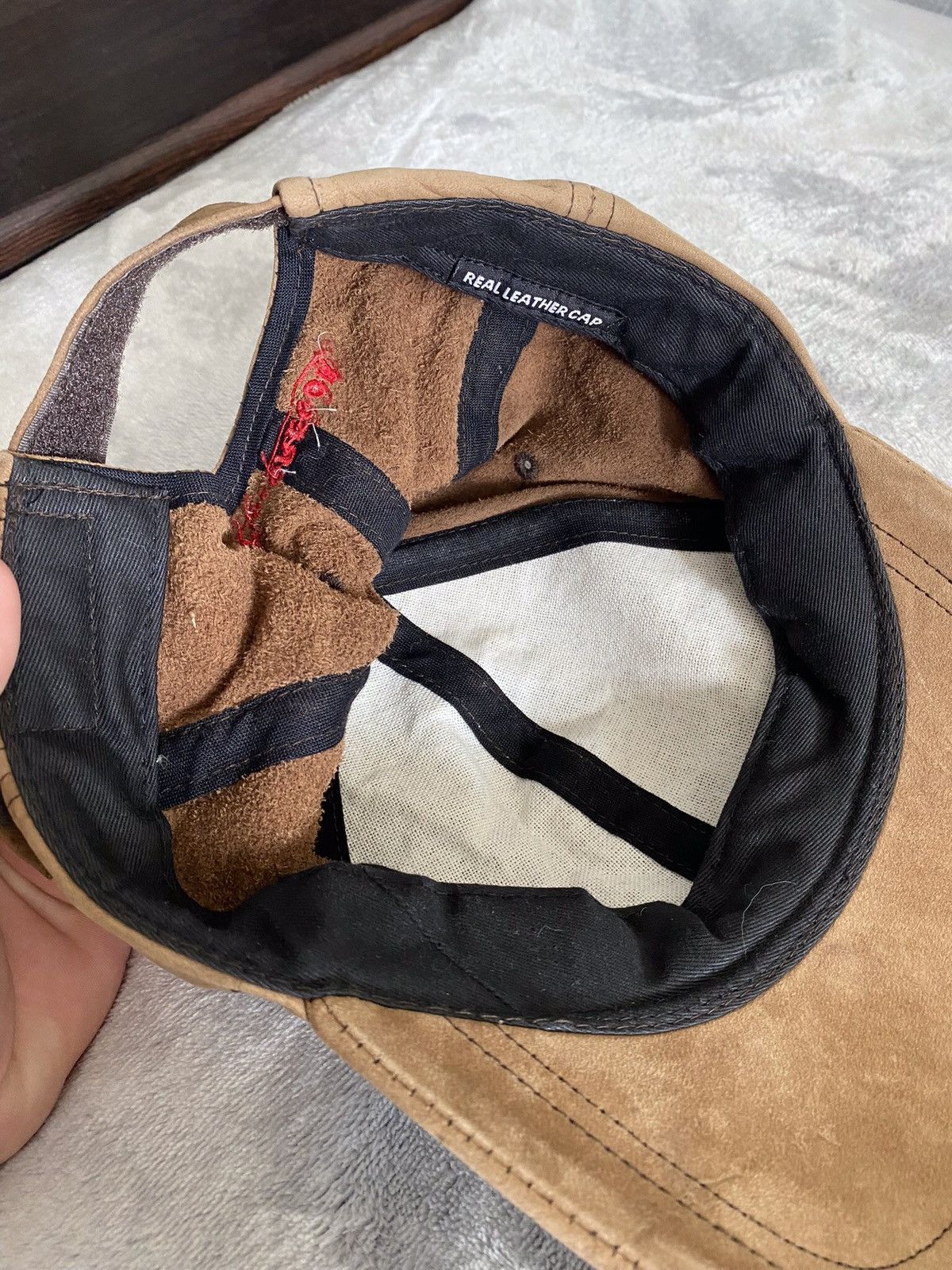Leather × Vintage Leather Brown Tony Cap Japanese Brand Size ONE SIZE - 5 Thumbnail