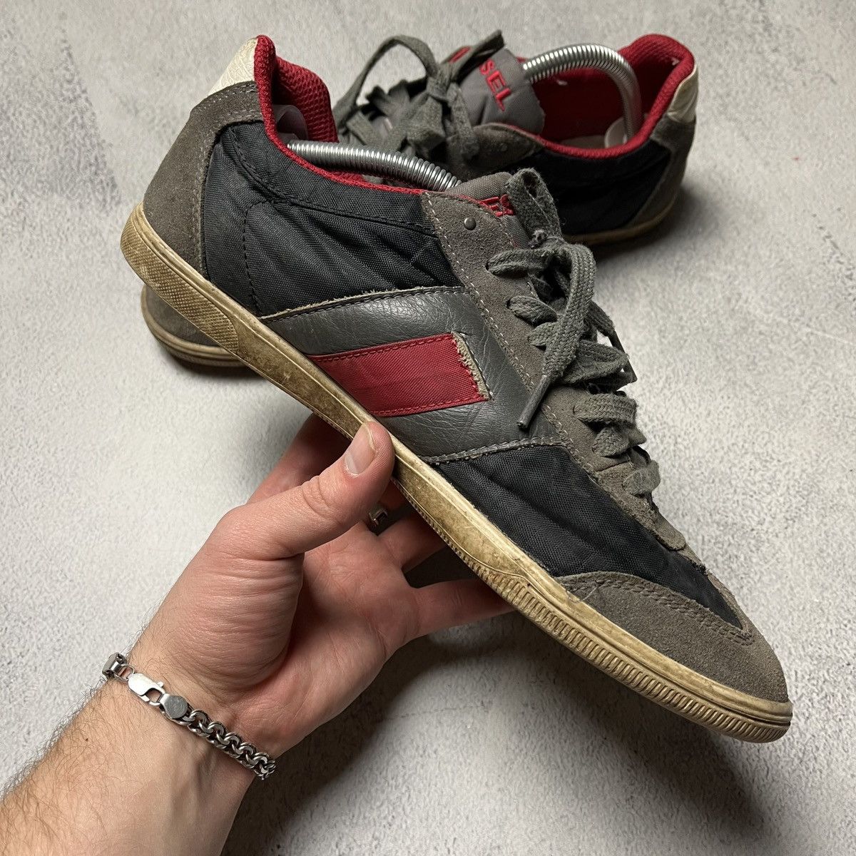 Diesel × Vintage Vintage Lounge Diesel Industry ASICS style y2k sneakers Size US 9 / EU 42 - 8 Thumbnail