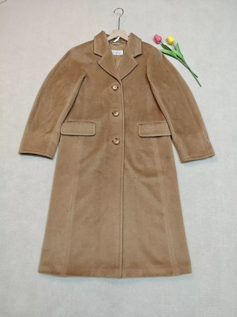 Max Mara Classic Camel Long Women's Coat