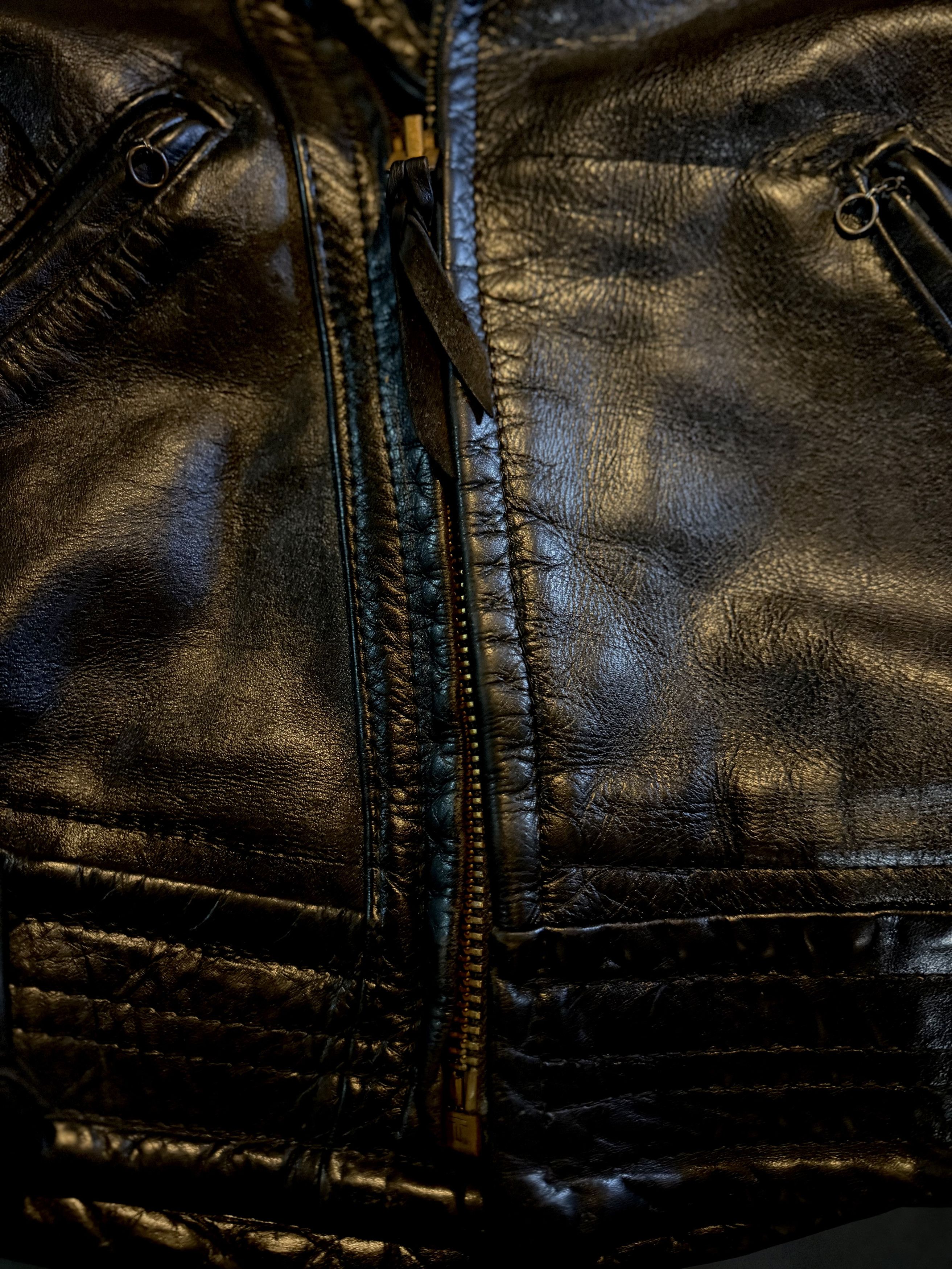 Other VINTAGE 50s-60s CAL LEATHER Horsehide CHP Large Size US XL / EU 56 / 4 - 8 Thumbnail