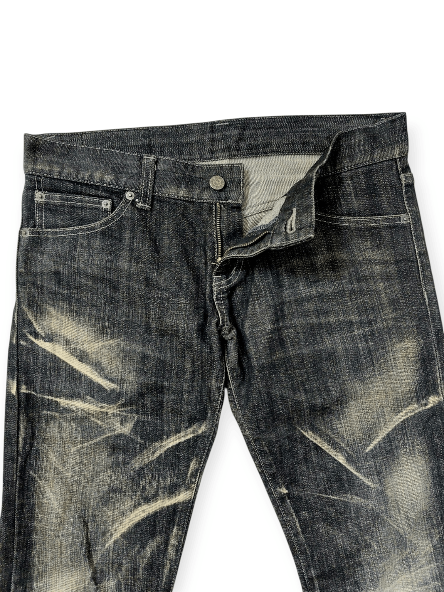 Tornado Mart 💥Tornado Mart Whiskers Super Flared Denim Size US 33 - 5 Thumbnail