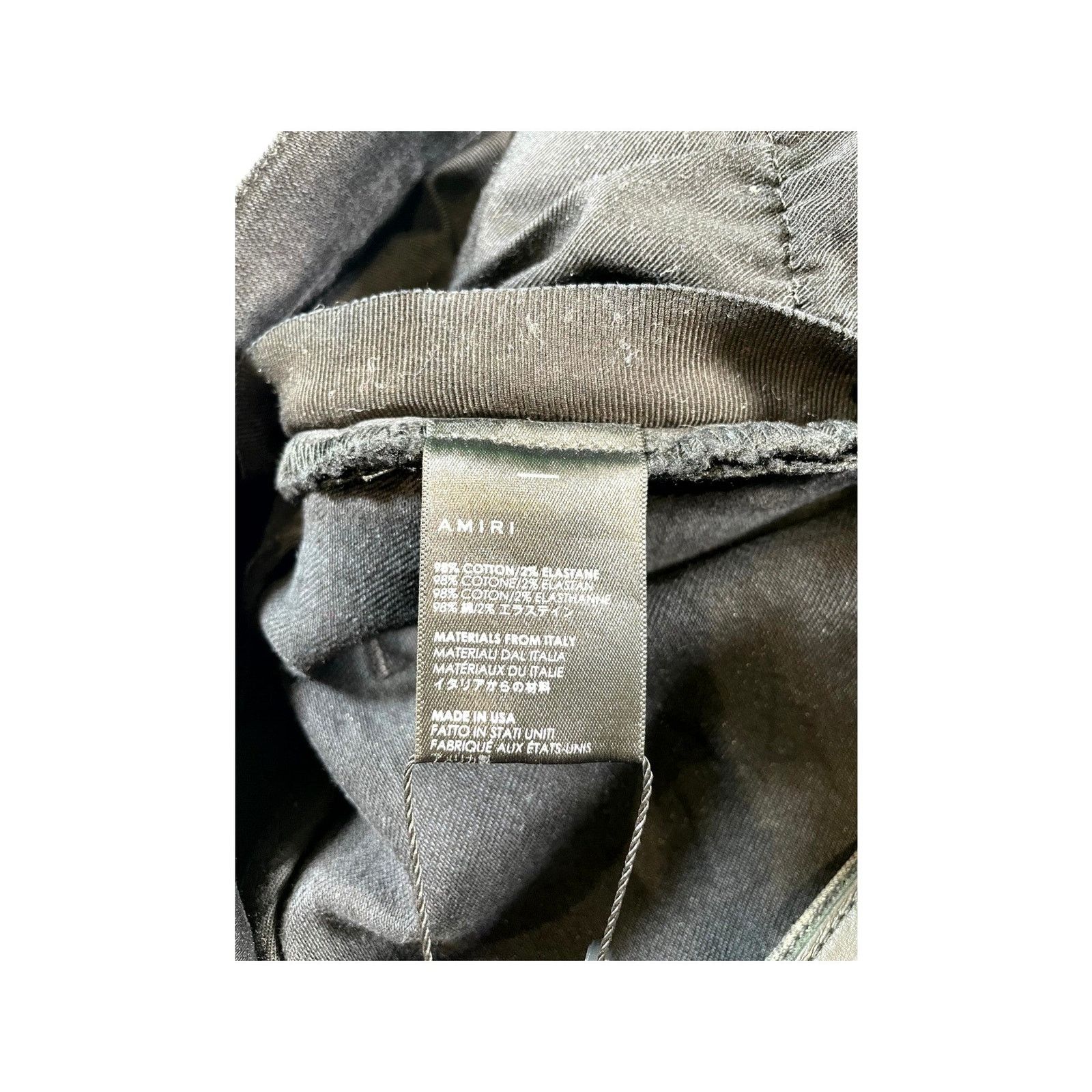 Amiri Amiri Stripe Black Wash & Blue Jeans Size US 34 / EU 50 - 5 Thumbnail