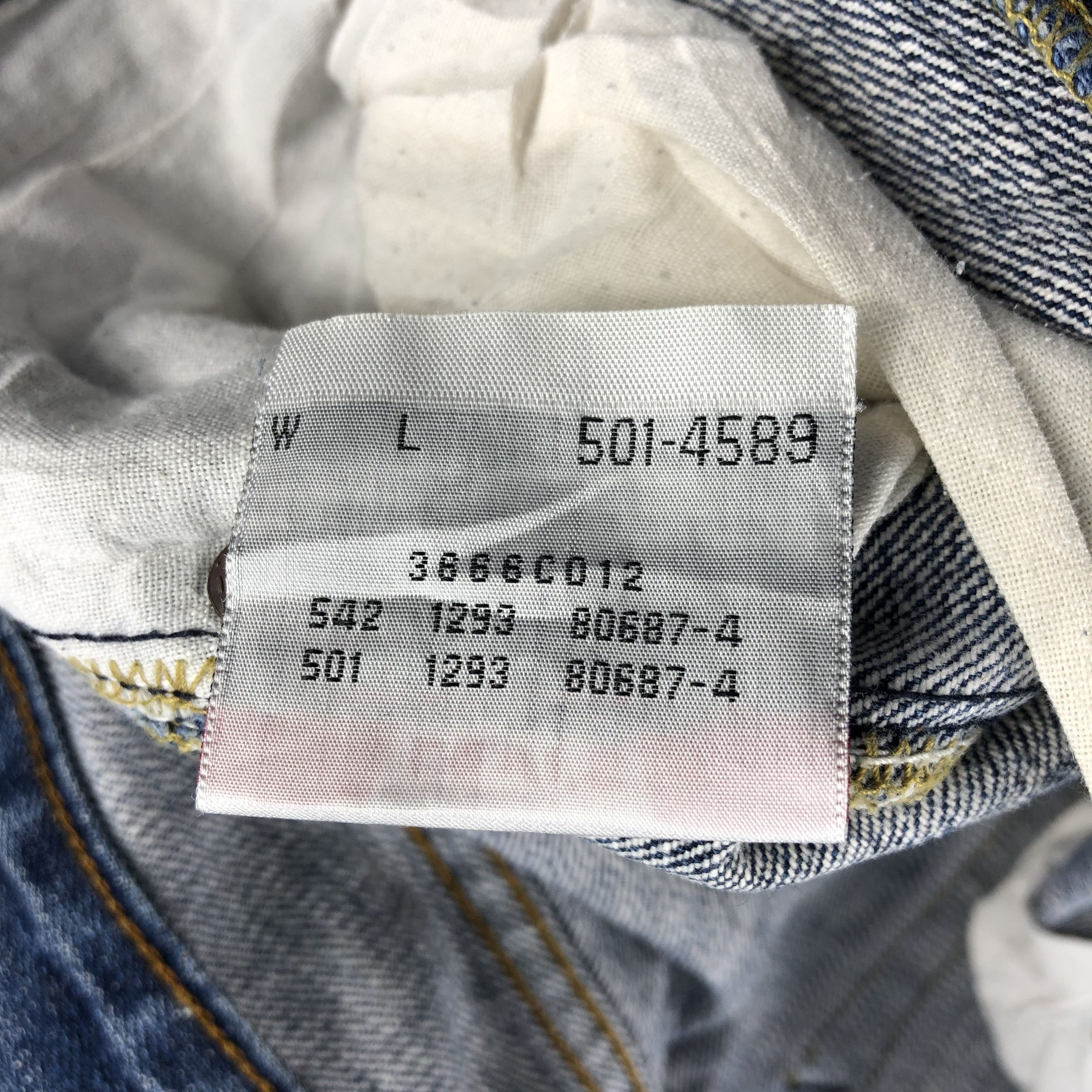 Levi's × Vintage Vintage 90s Blue Wash Levis 501 Jeans-JM1384 Size US 38 / EU 54 - 12 Thumbnail