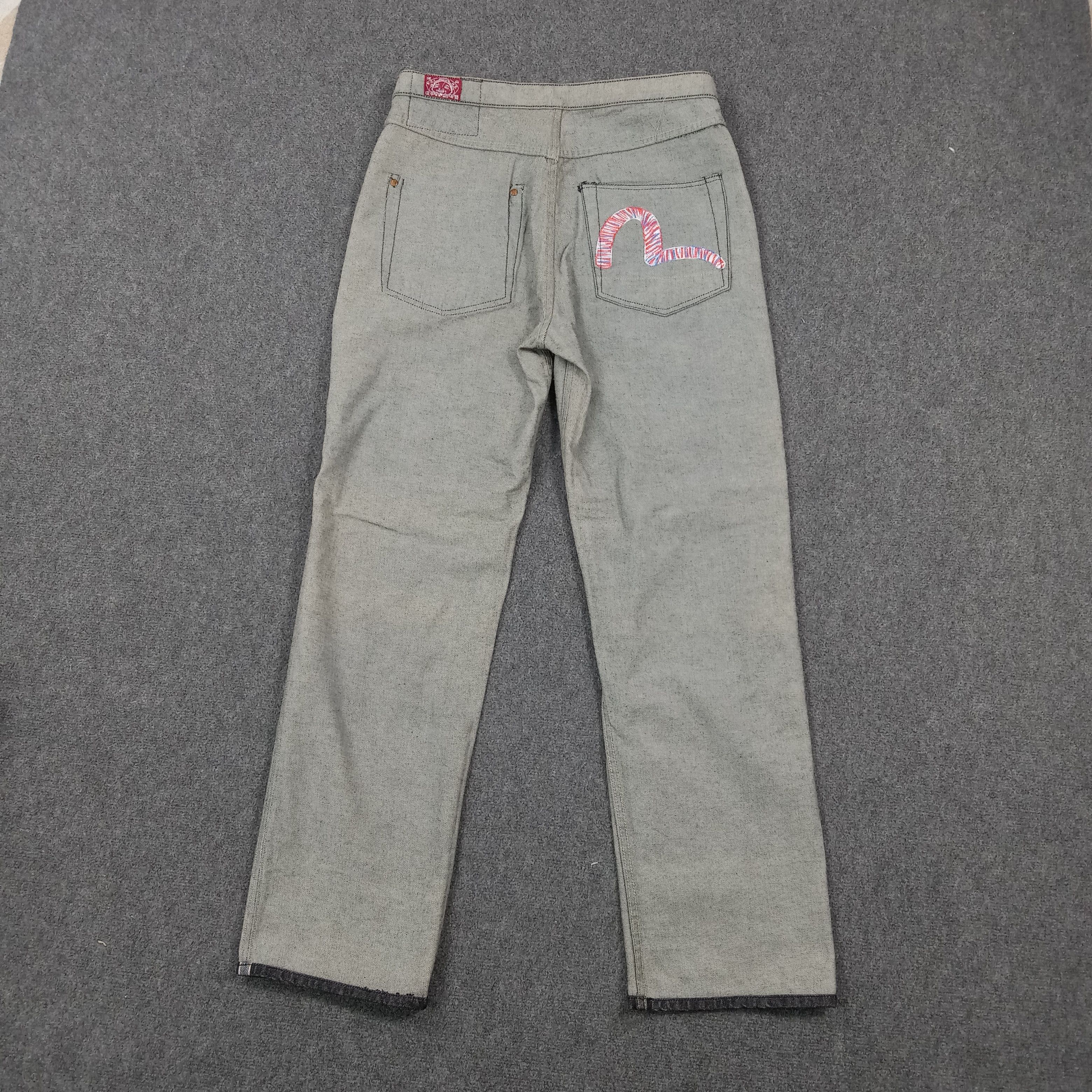 Evisu Evisu Paris Selvedge Reversible Daicock Denim Jeans C280N11 Size US 35 - 13 Thumbnail
