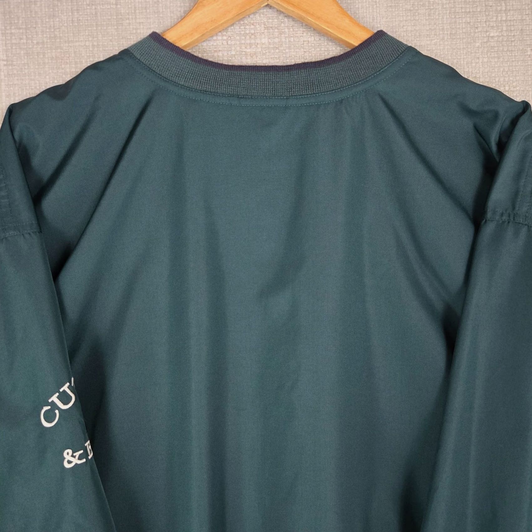 Cutter & Buck VINTAGE Cutter & Buck Windbreaker Jacket Pullover Mens Large Kiawah Ocean Course Green Size US L / EU 52-54 / 3 - 6 Thumbnail