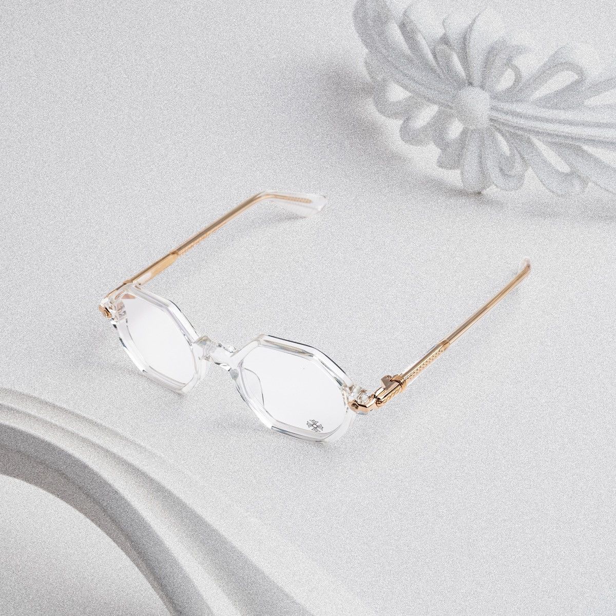Chrome Hearts CHROME HEARTS CLITCO CRYSTAL GLASSES Size ONE SIZE - 2 Thumbnail