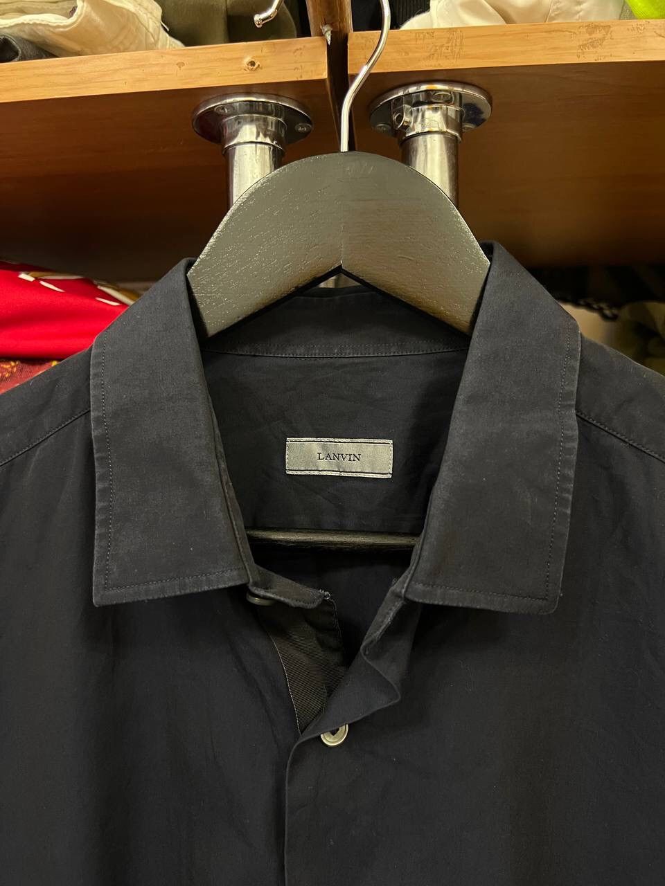 Lanvin Lanvin Luxury Shirt Made in Italy Button Up Size US M / EU 48-50 / 2 - 6 Thumbnail