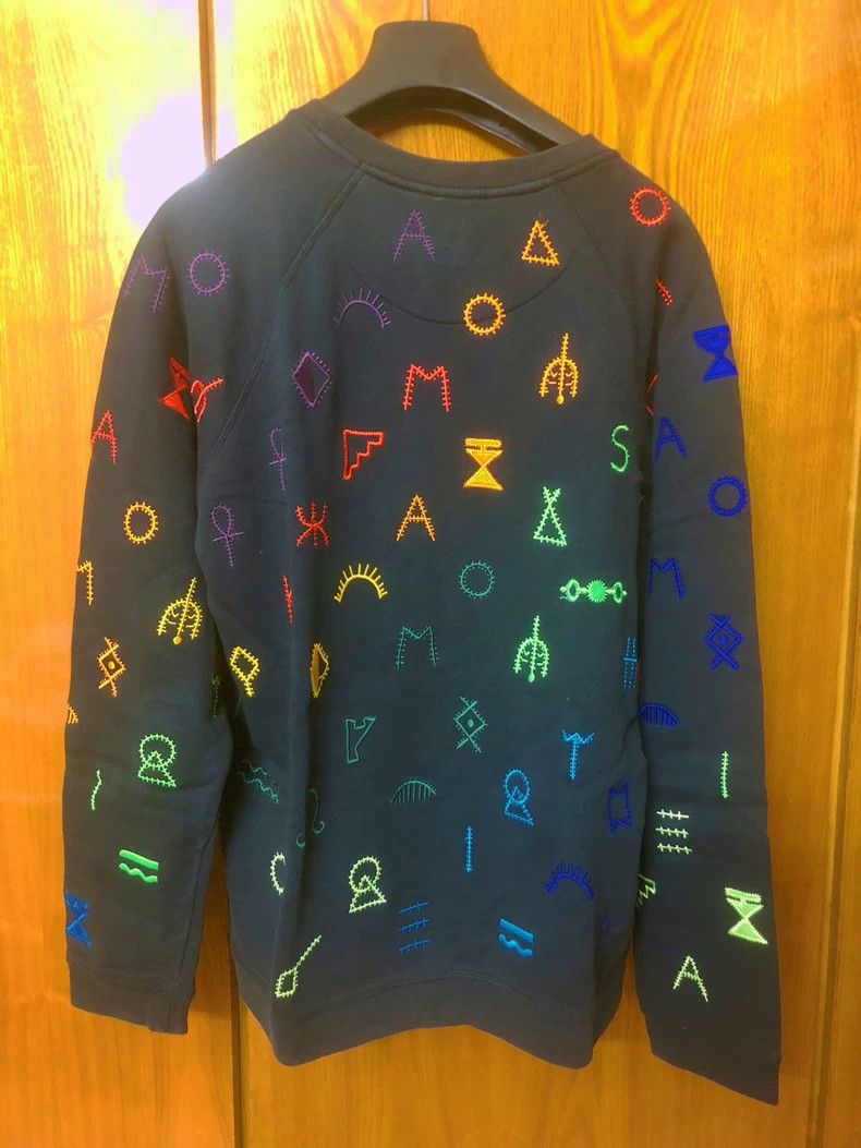 Kenzo KENZO Colorful totem embroidered hoodie Size L / US 10 / IT 46 - 2 Thumbnail