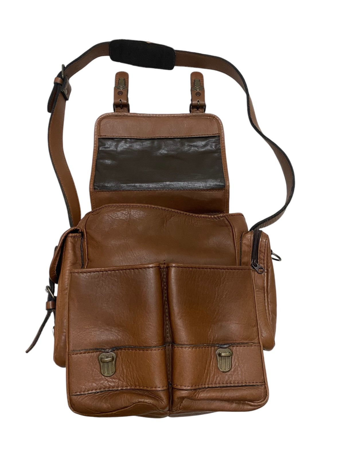 Genuine Leather × Kingsman × Porter ARCHIVE 1980s Porter Kingsman Baron Leather Doc Shoulder Bag Size ONE SIZE - 8 Thumbnail