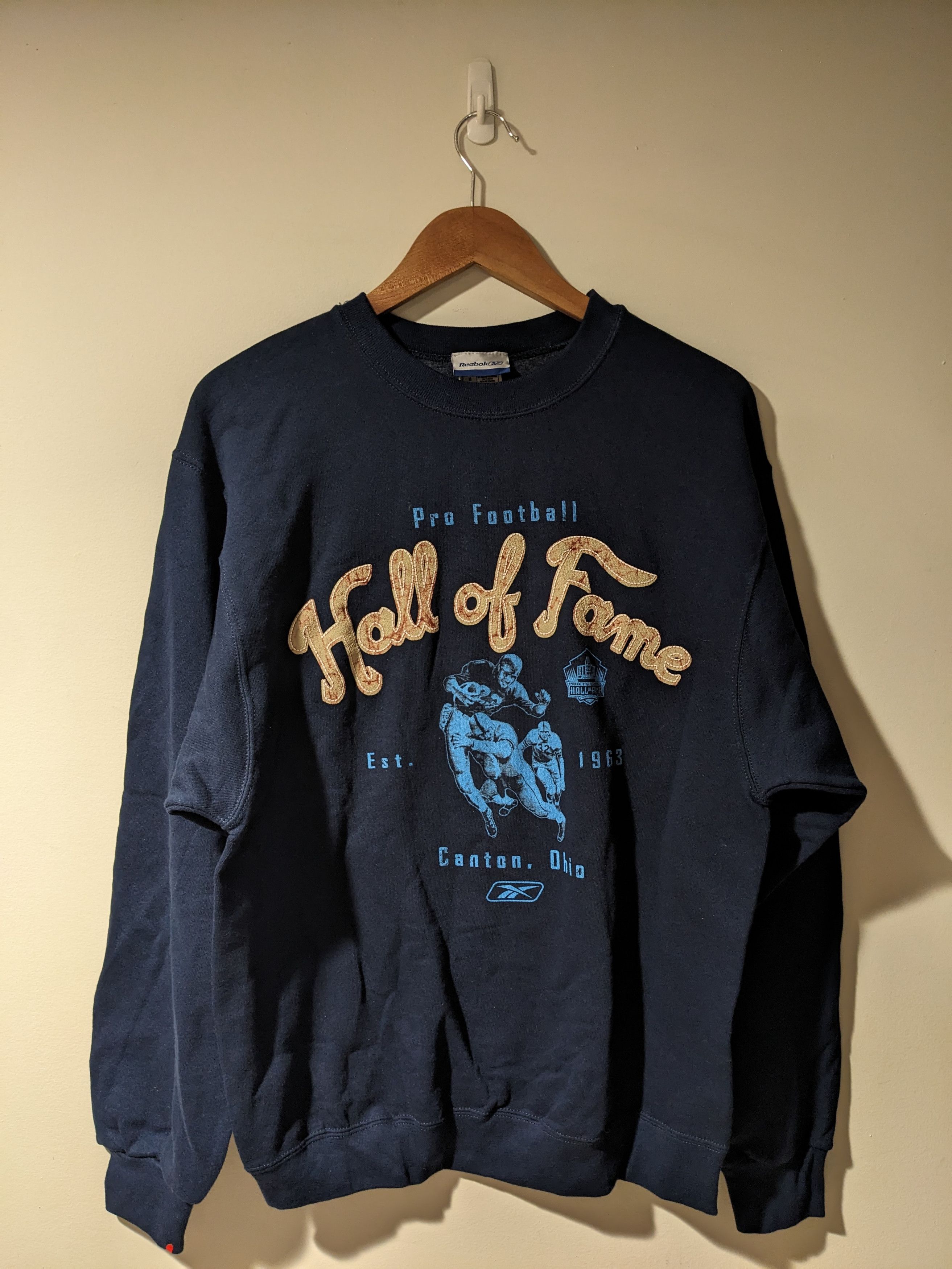 NFL Vintage Y2K Hall of Fame Pro Football Ohio Medium Sweatshirt Size US M / EU 48-50 / 2 - 1 Thumbnail