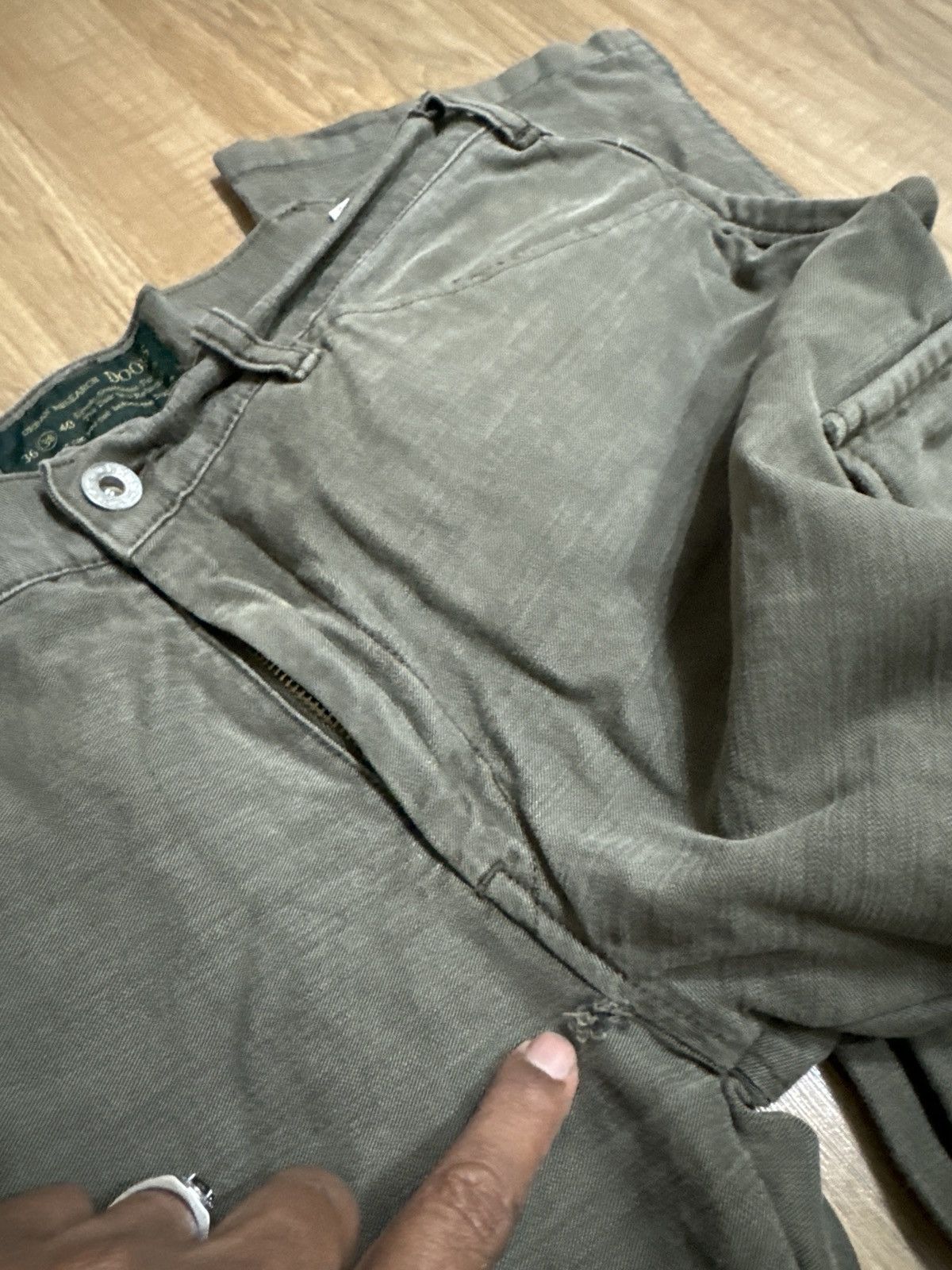 image of Urban Research Doors Urban Research Cargo Pants in Green, Men's (Size 32)