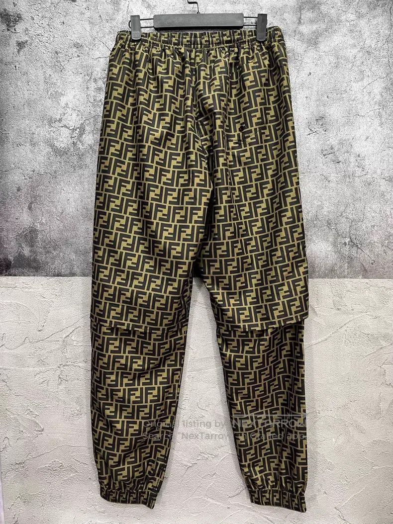 Fendi Fendi Double F Logo Print Casual Pants Size US 32 / EU 48 - 2 Thumbnail