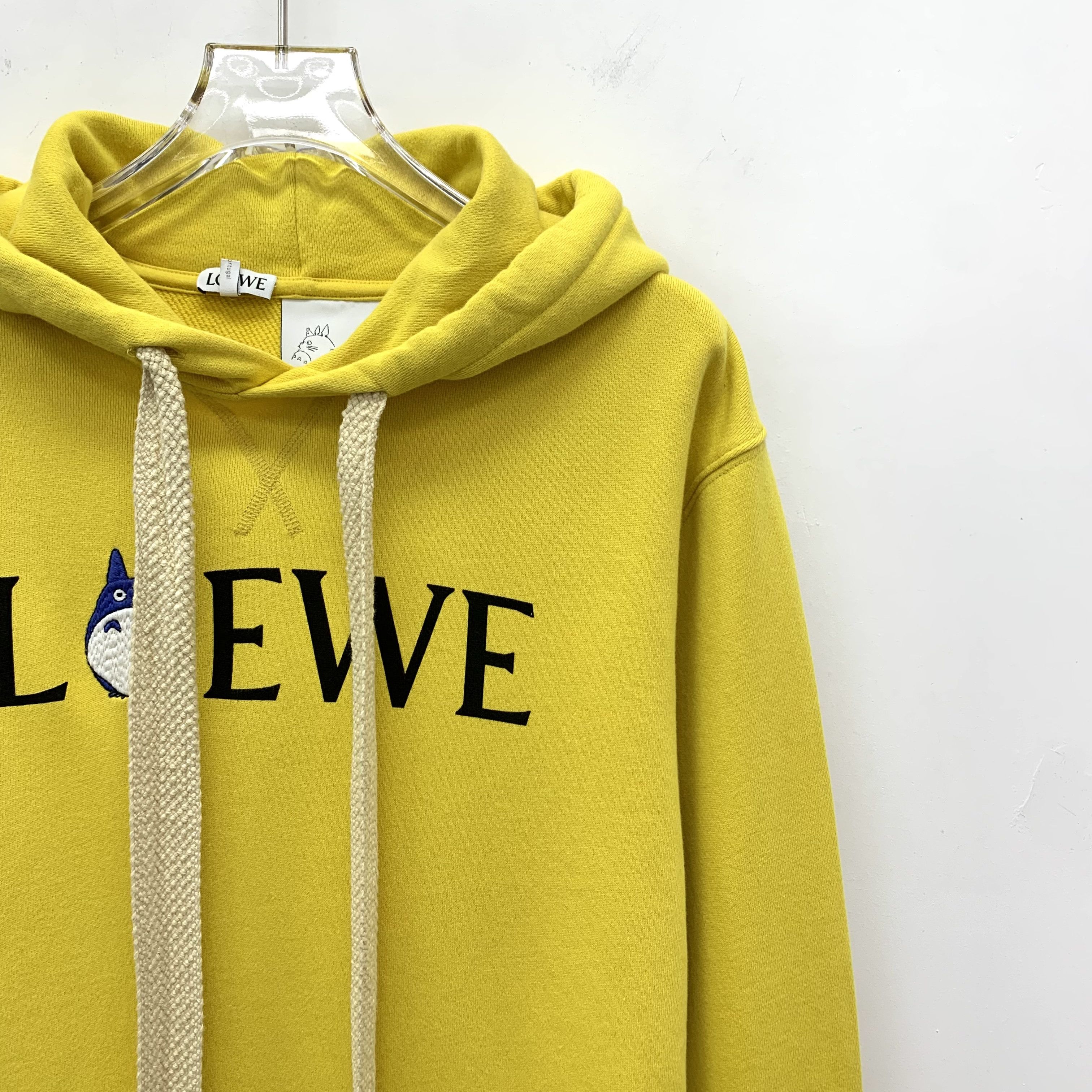Loewe Loewe x Totoro Logo Hoodie Yellow (XS) Size XS / US 0-2 / IT 36-38 - 3 Thumbnail