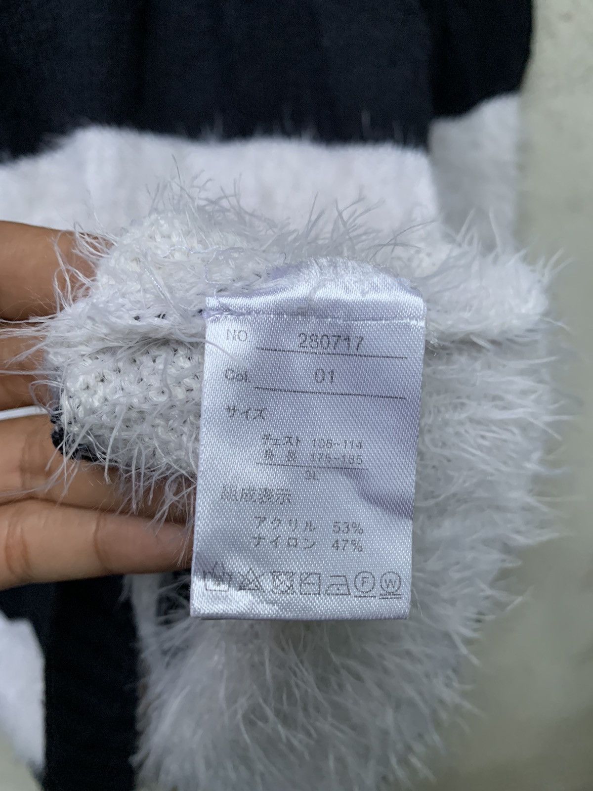 Hysteric Glamour × Japanese Brand 🔥BINDINGOFFER🔥 Japanese Avail Avant Garde Mohair Stripe Knit Size US XL / EU 56 / 4 - 7 Thumbnail