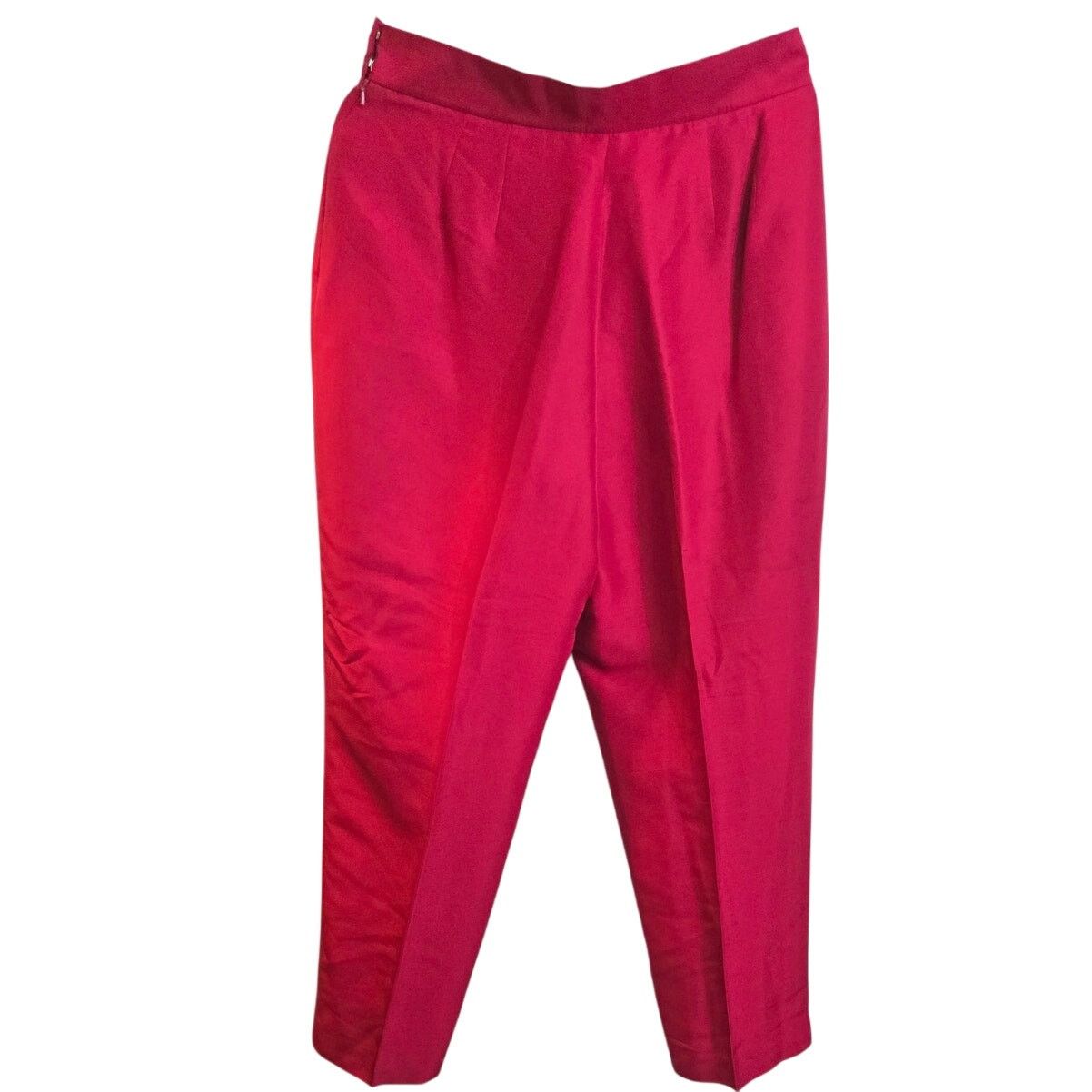 Liz Claiborne Liz Claiborne Silk Vest + Pants Set – Size 16 Red Size XXL / US 16-18 / IT 52-54 - 9 Thumbnail