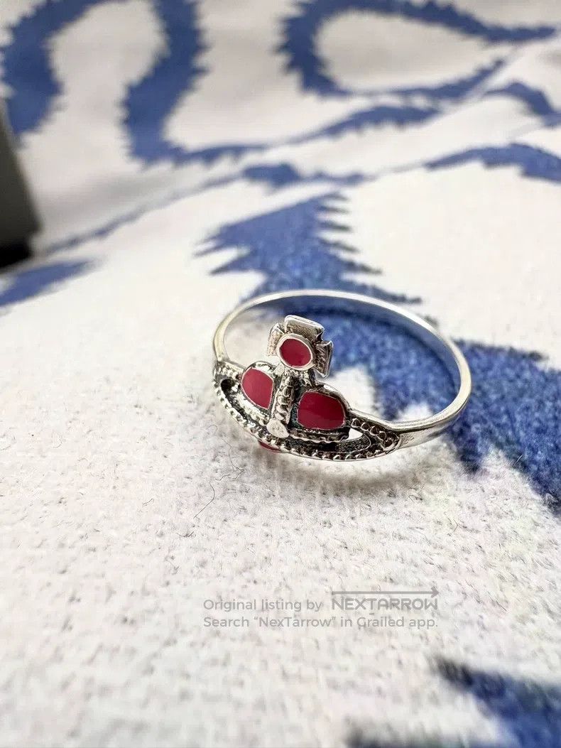 Vivienne Westwood Vivienne Westwood size XS Vintage Red Heart Ring Size ONE SIZE - 1 Thumbnail