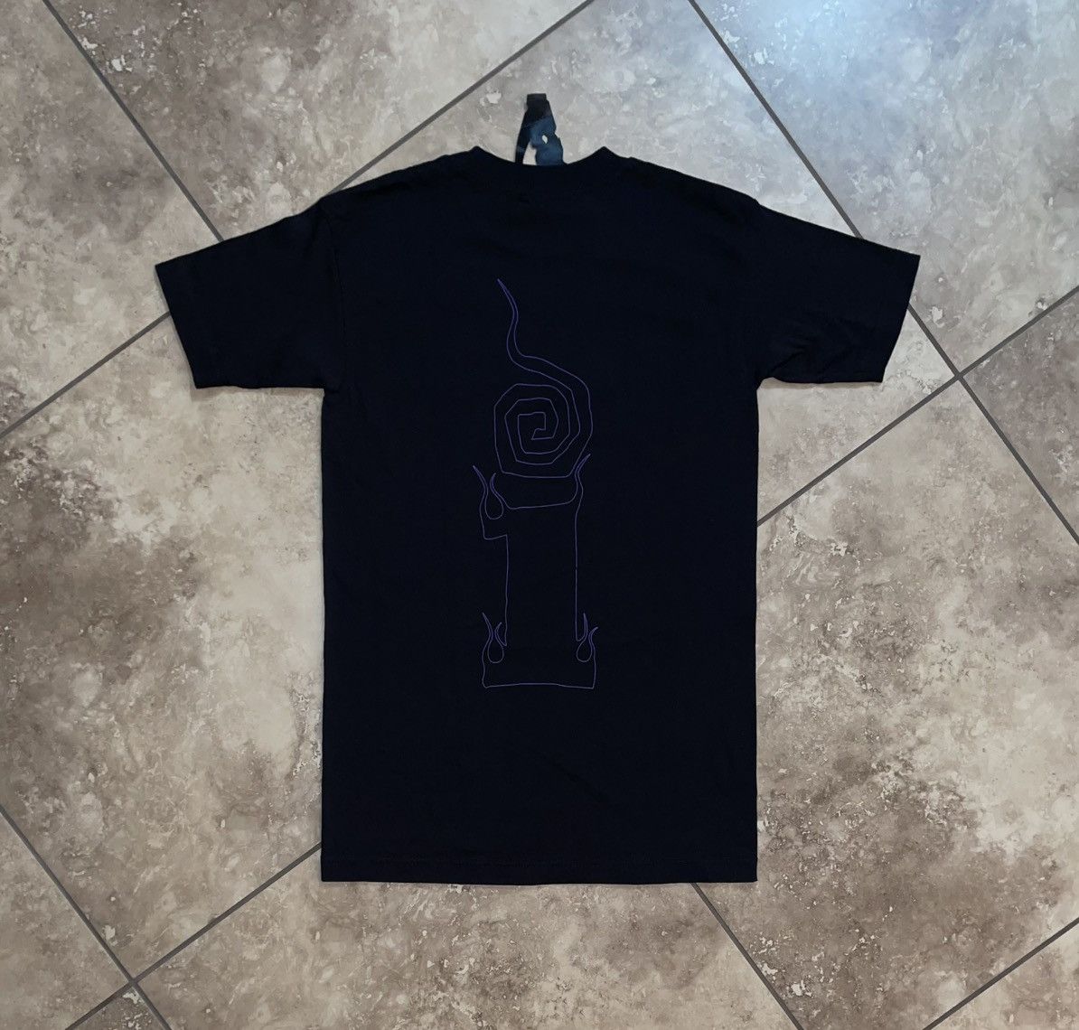 Vlone Unreleased Vlone X Interscope Records Tee Black/Purple Small Size US S / EU 44-46 / 1 - 2 Thumbnail