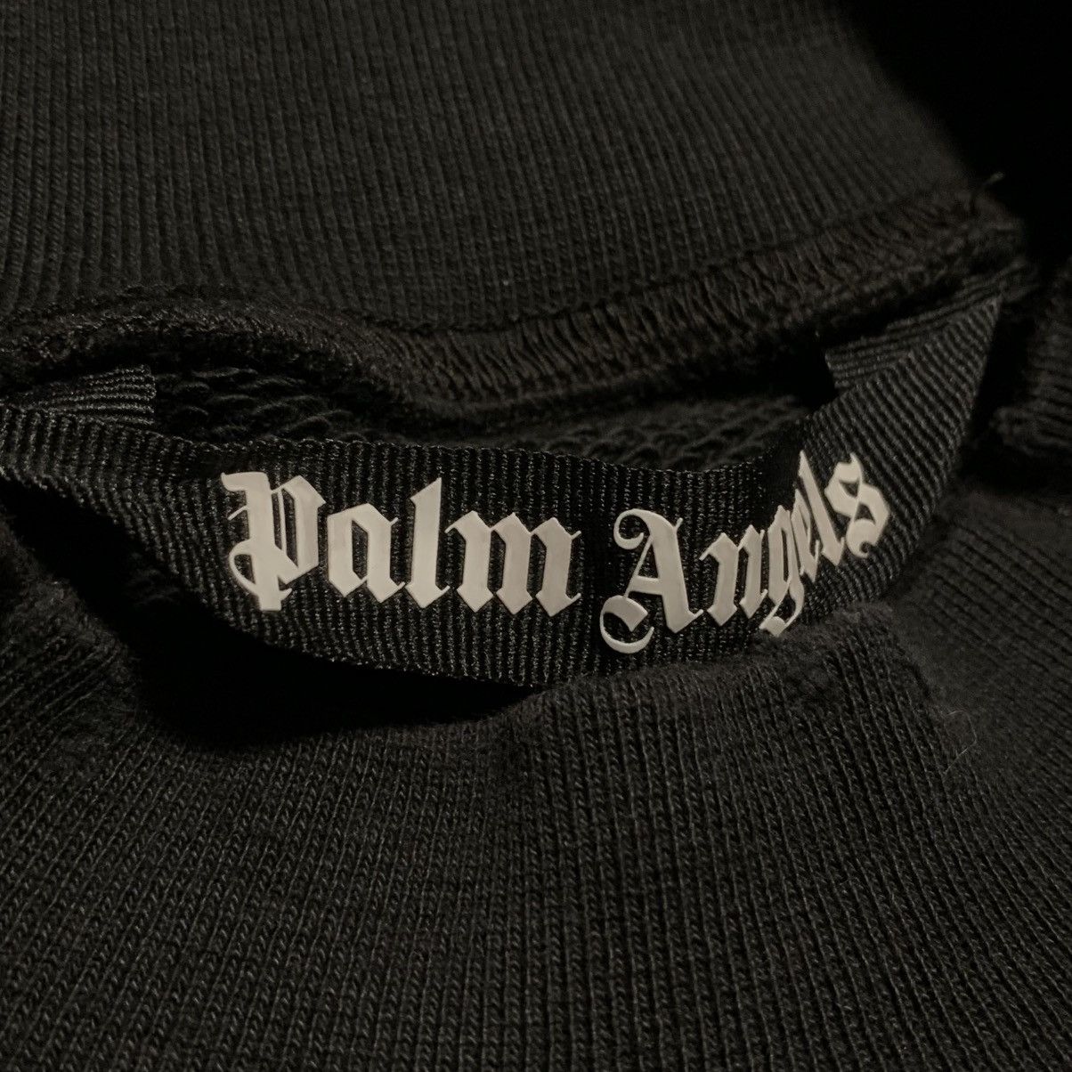 Palm Angels Palm Angels Medium Flame Logo Distressed Black Sweatshirt Size US M / EU 48-50 / 2 - 7 Thumbnail
