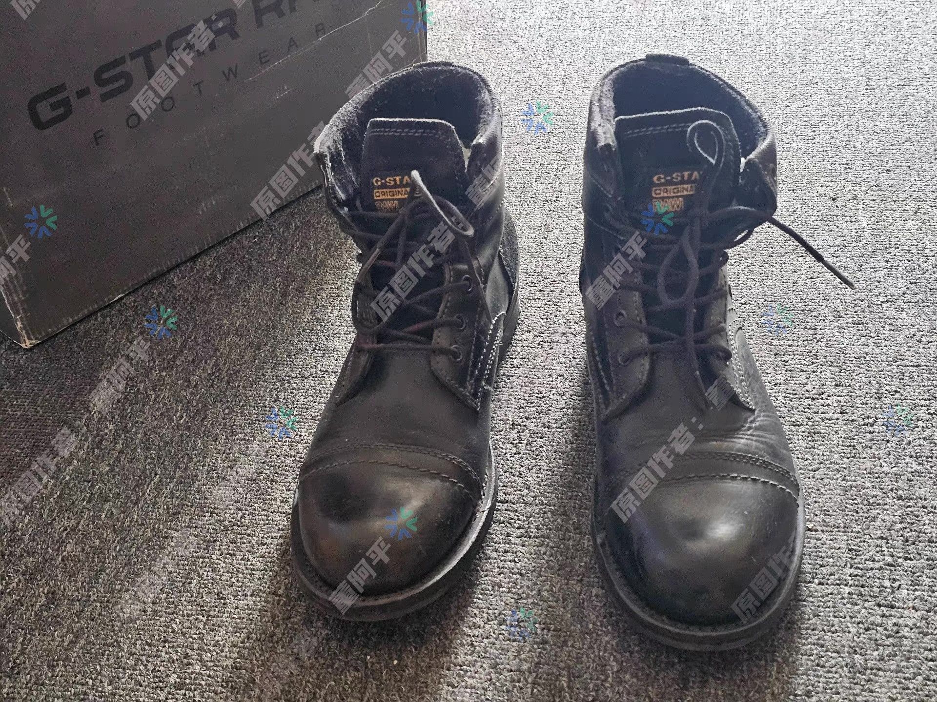 G-Star G-STAR RAW Men's Leather Boots, Q4 Size US 7 / EU 40 - 1 Thumbnail