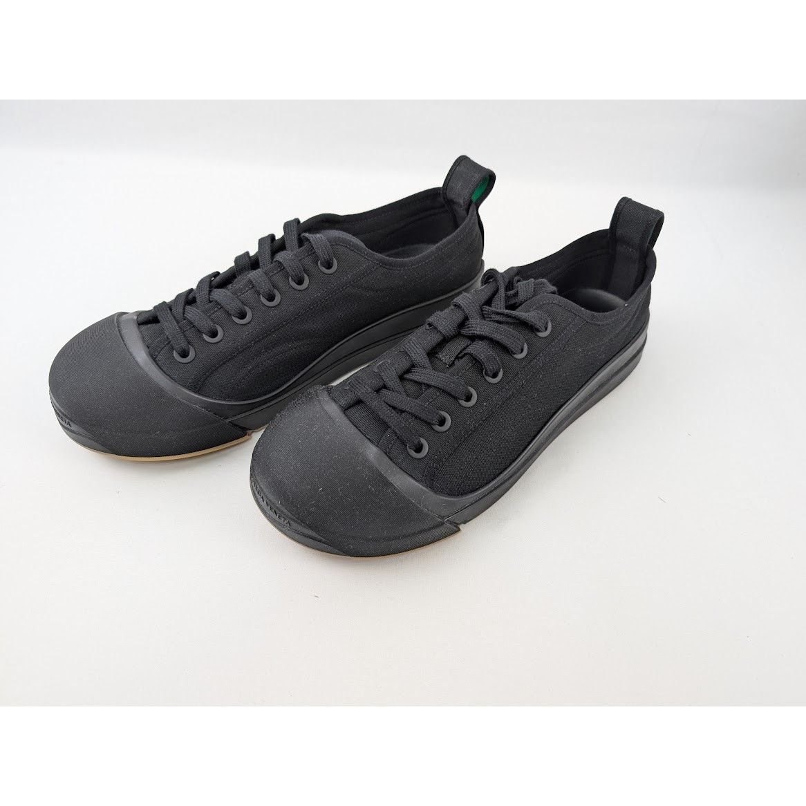 Bottega Veneta o1rshd1 Canvas Vulcan Sneaker in Black Size US 11 / EU 44 - 6 Thumbnail