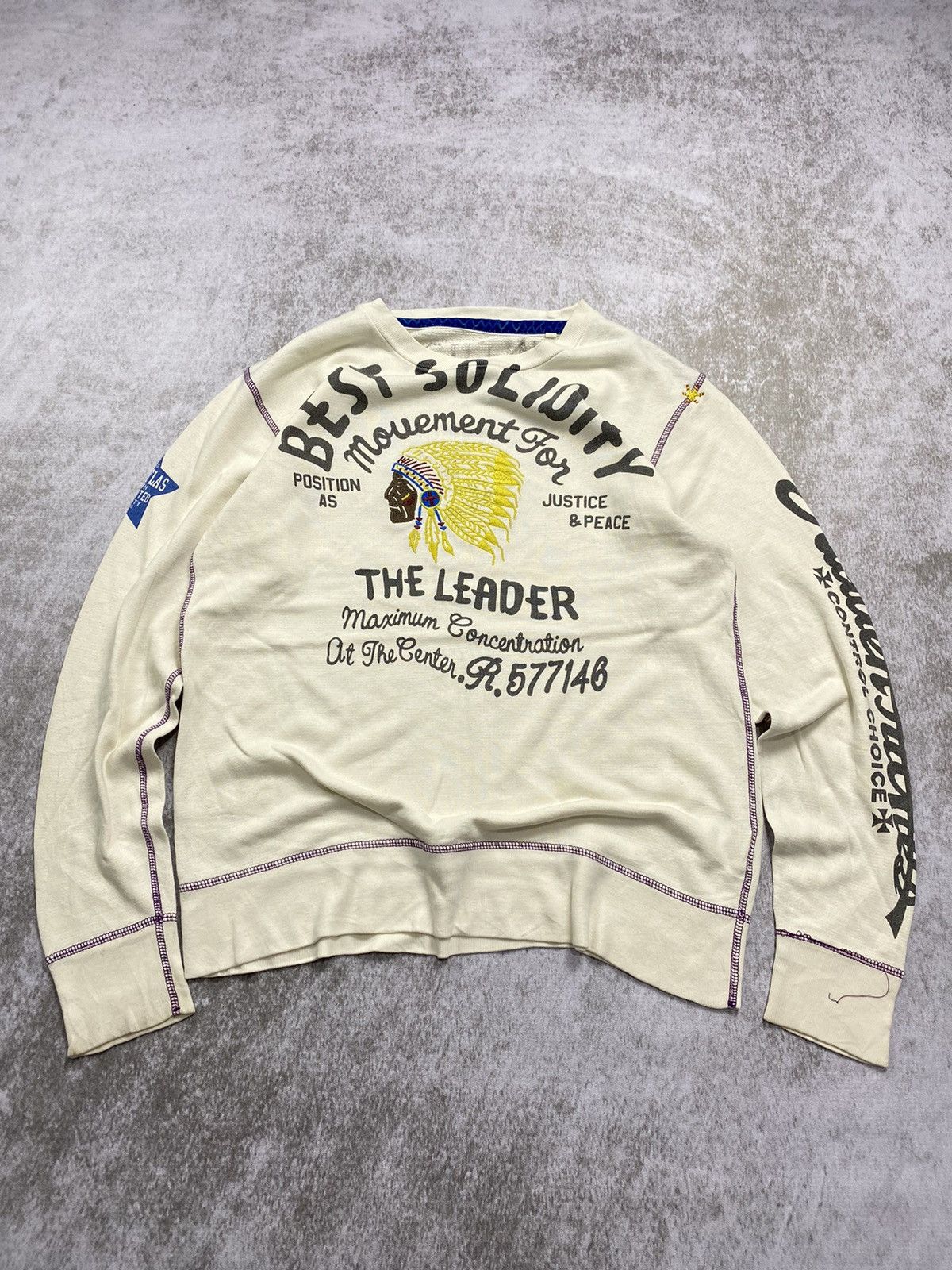 If Six Was Nine × Japanese Brand × Le Grande Bleu (L.G.B.) 2000s best solidify boxy sweatershirt Size US M / EU 48-50 / 2 - 1 Thumbnail