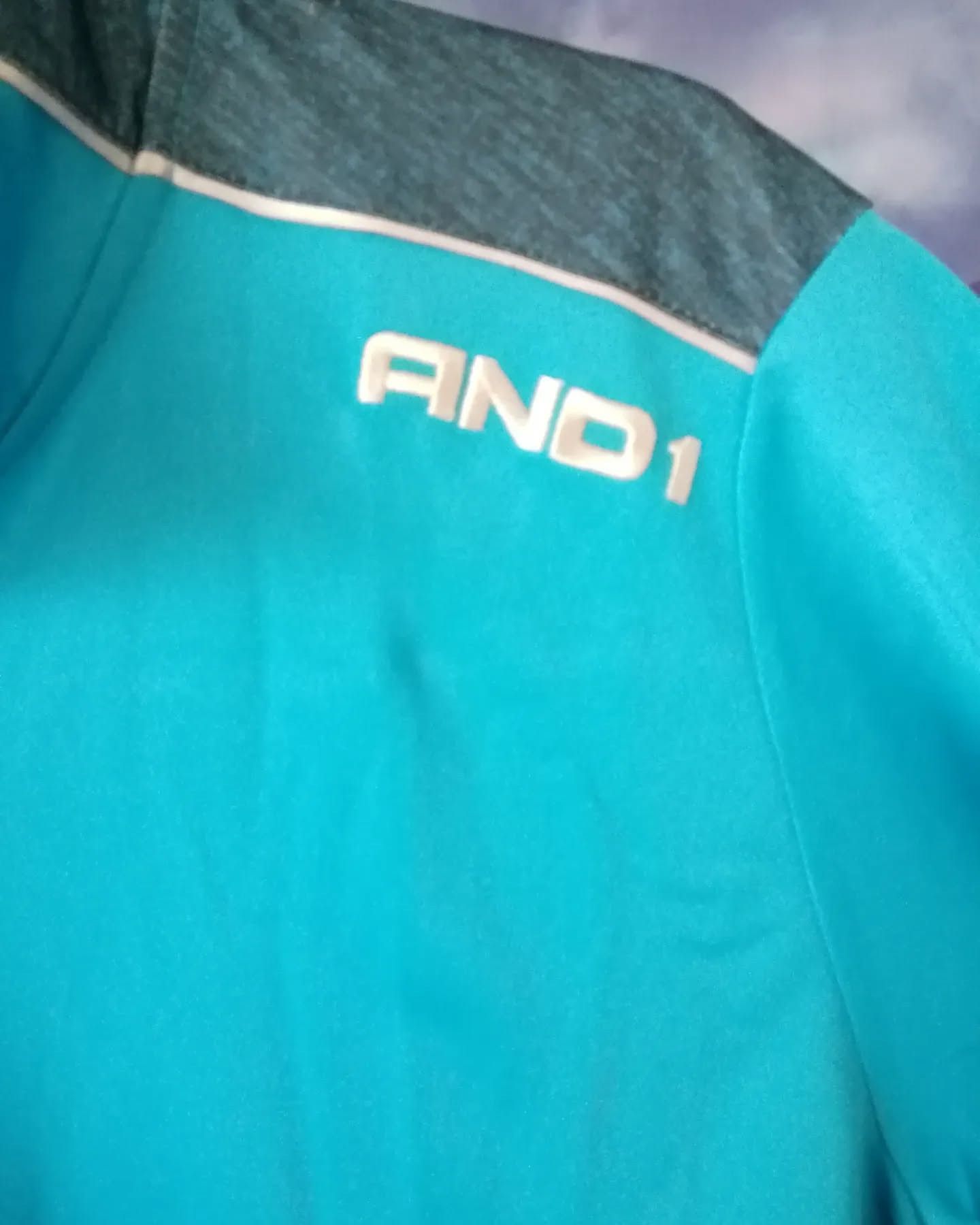 Sports Specialties 2000s AND1 Full Zip Performance Track Top Blue Size US L / EU 52-54 / 3 - 2 Thumbnail