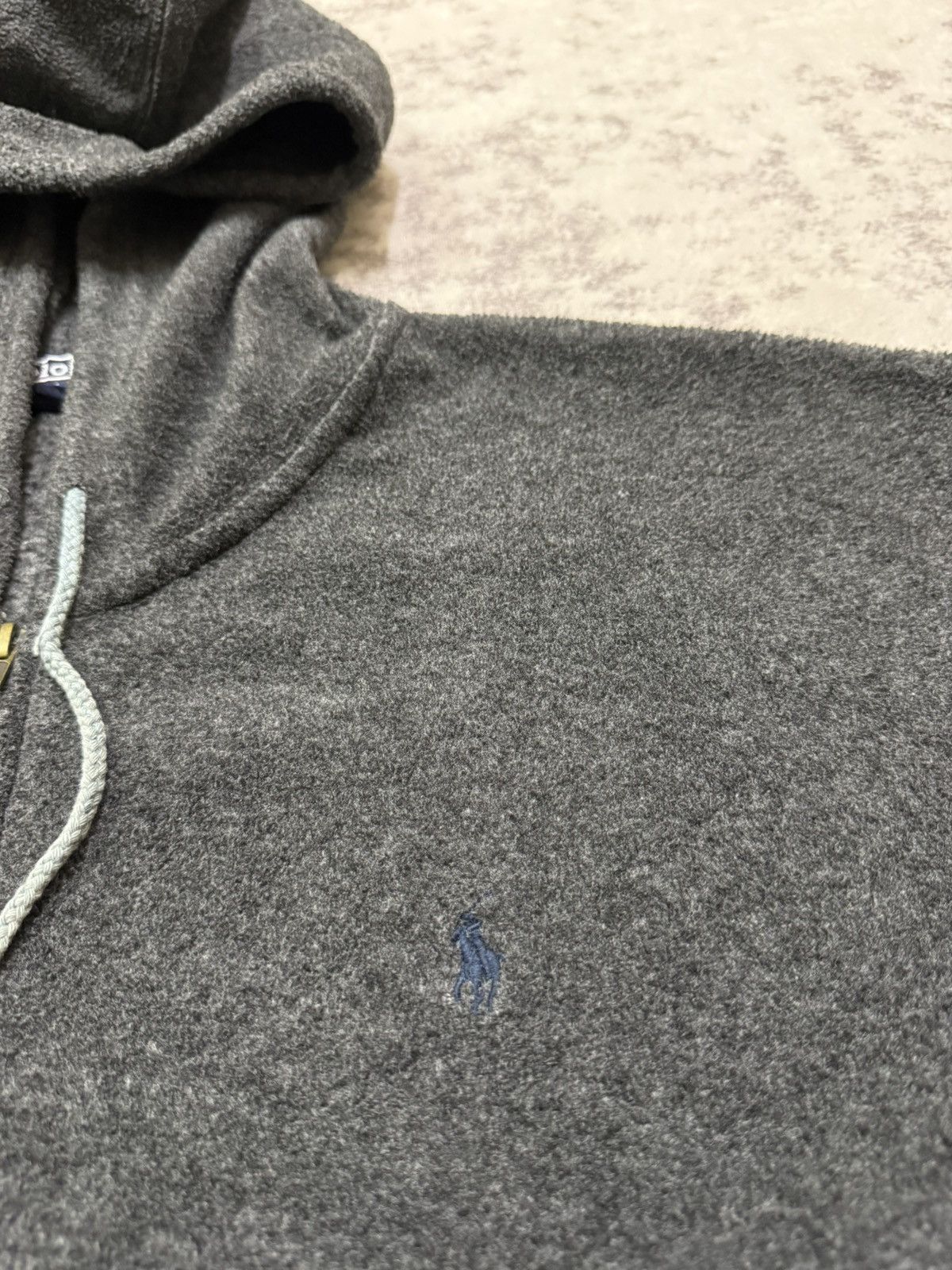 Polo Ralph Lauren Vintage Polo by Ralph Lauren Small Pony Fleece Sweater Hodie Size US XL / EU 56 / 4 - 8 Thumbnail