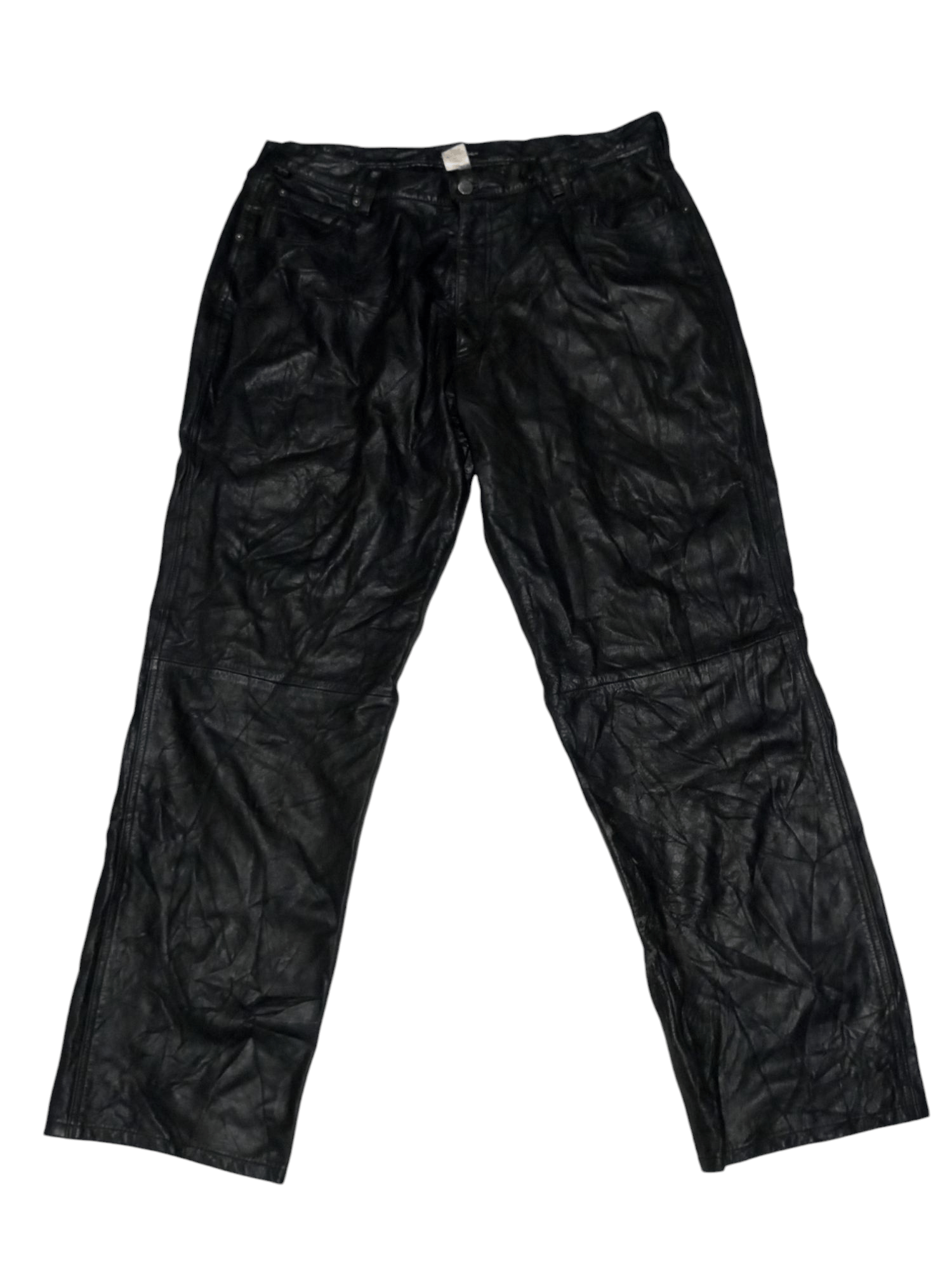 20471120 Vintage sean john leather big size baggy pants Size US 42 / EU 58 - 7 Thumbnail