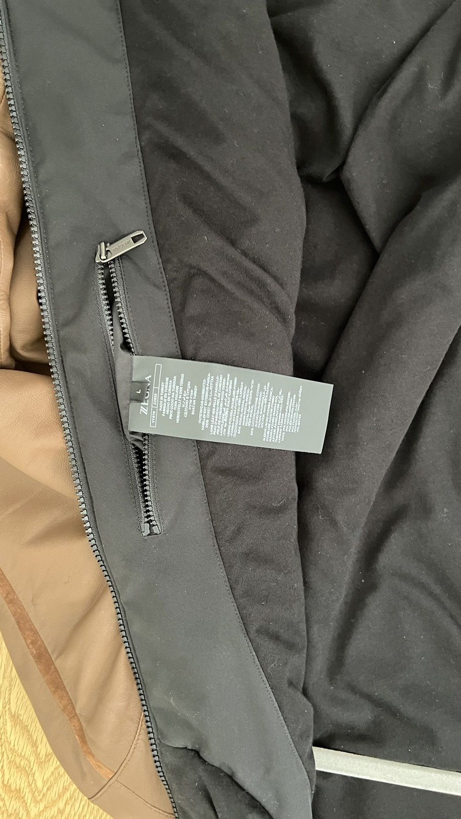 Z Zegna Zegna Leather Jacket Size US L / EU 52-54 / 3 - 5 Thumbnail